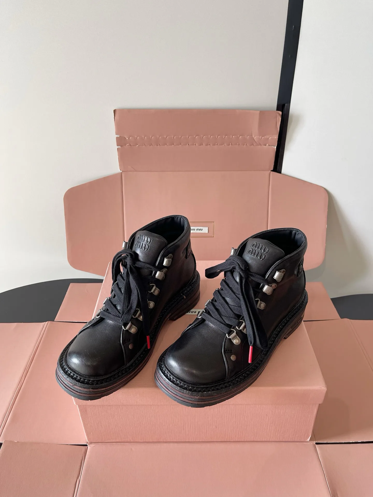 Ботинки Женские Miu Miu 18989458