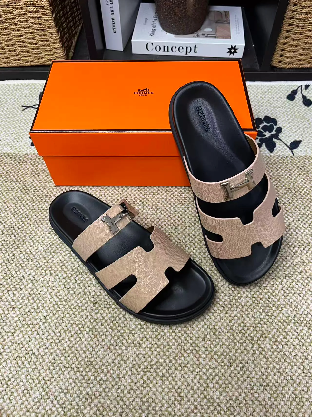 Шлепанцы Женские Hermes 991637