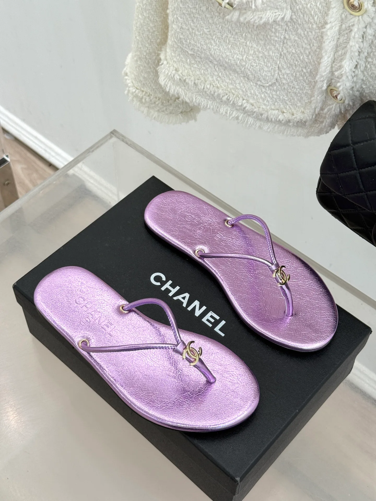 Шлепанцы Женские Chanel 11646707