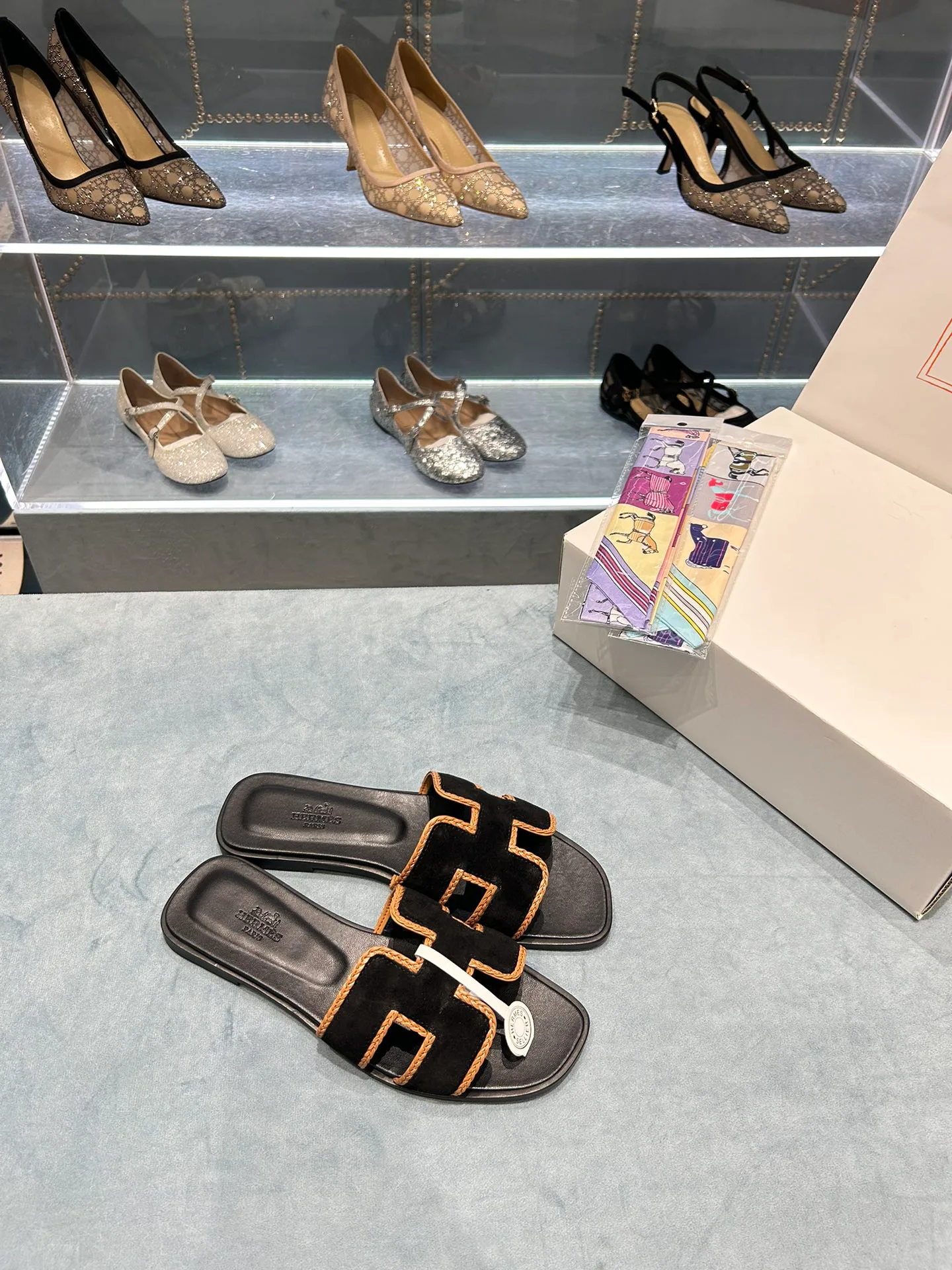 Шлепанцы Женские Hermes 9878131