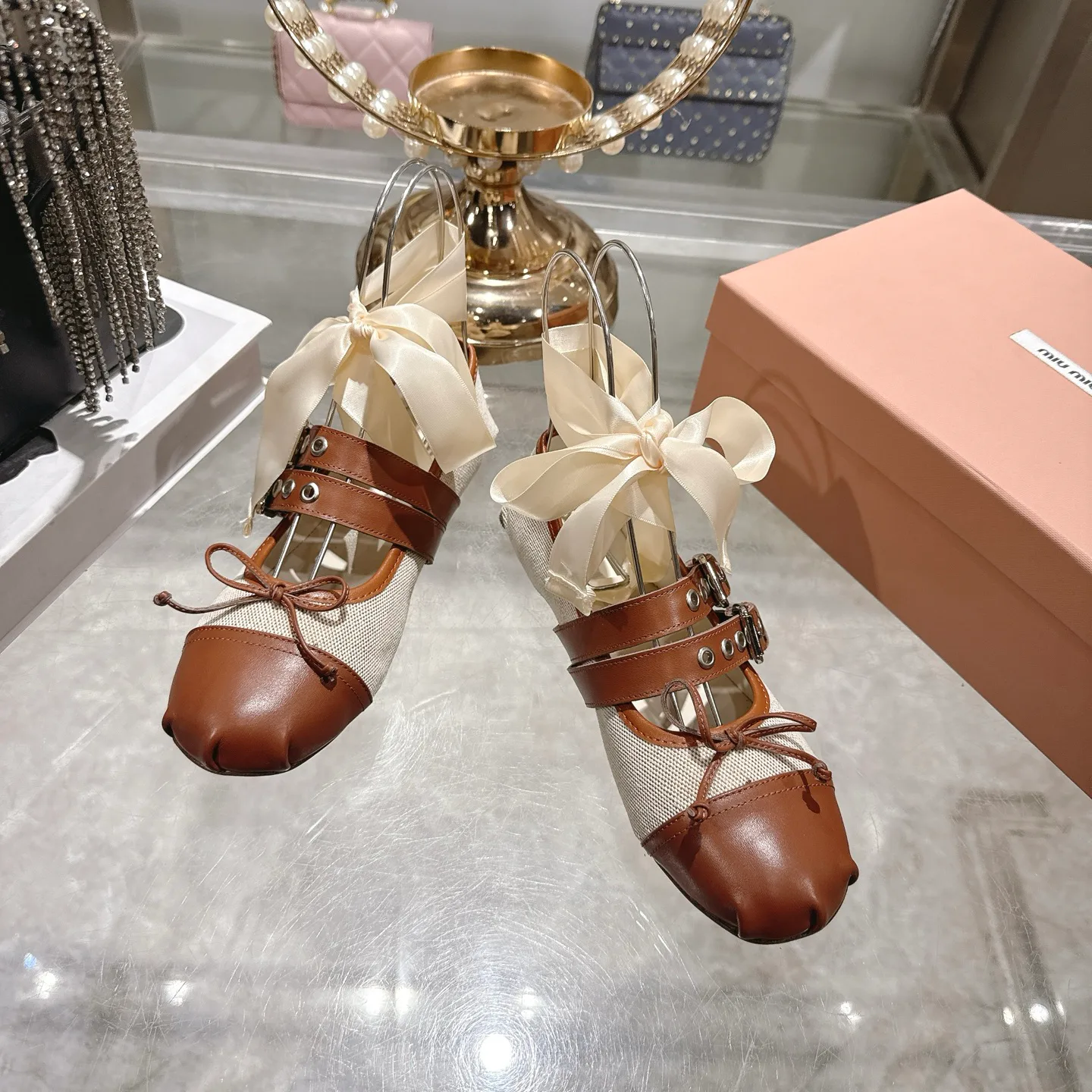 Балетки Женские Miu Miu 11019614