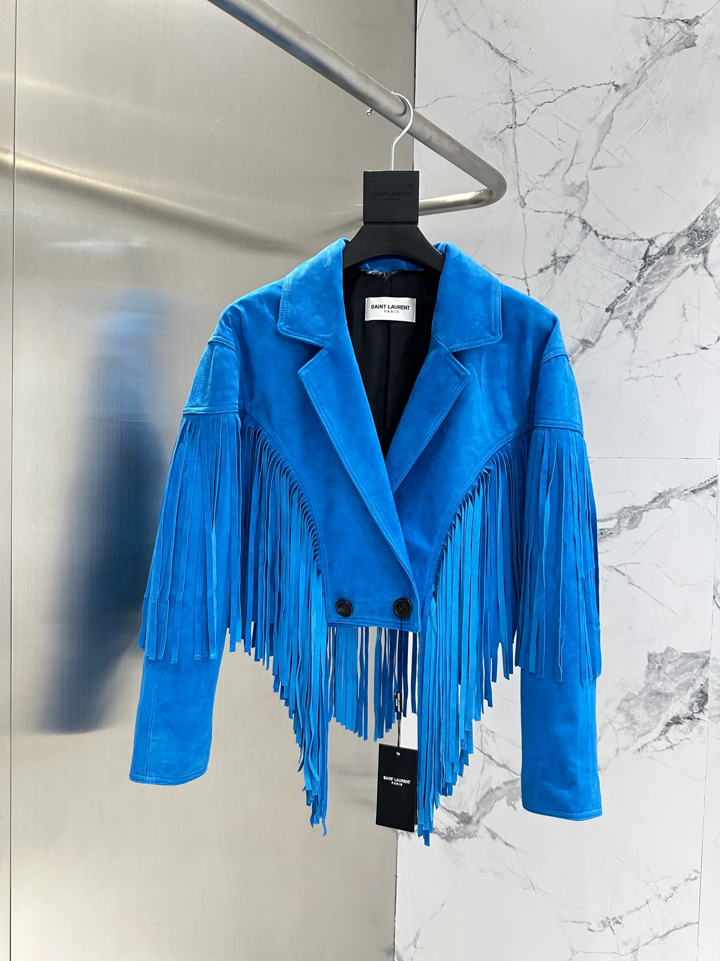 Кожаные Куртки И Дублёнки Женские Saint Laurent 12956995