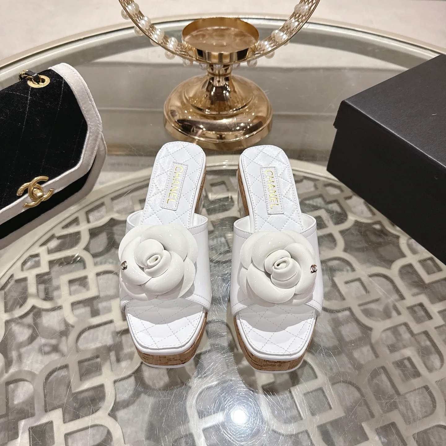 Босоножки Женские Chanel 1529121