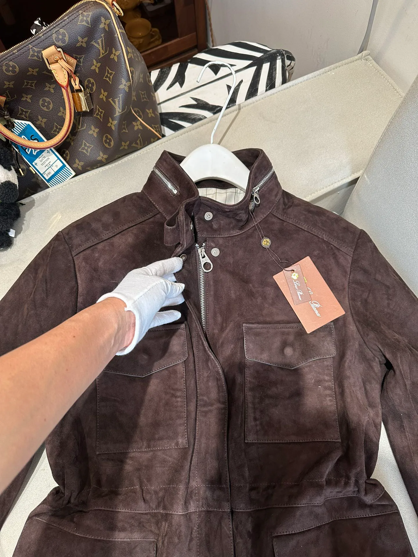 Кожаные Куртки И Дублёнки Женские Loro Piana 11679792