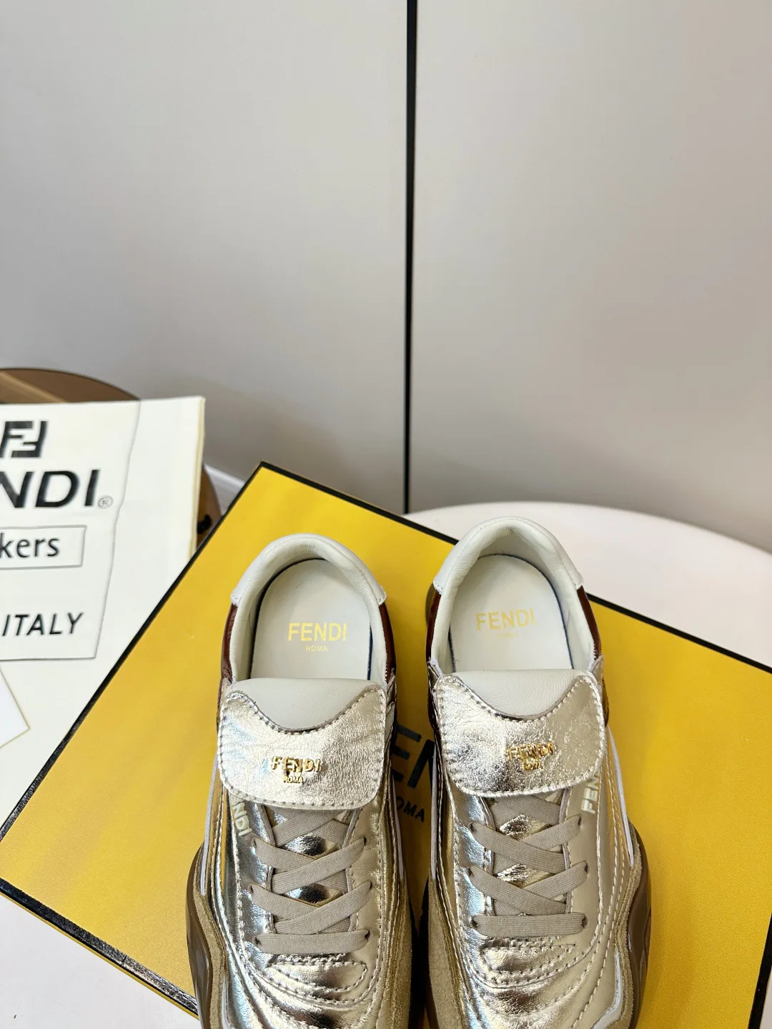 Кроссовки Мужские Fendi 489597