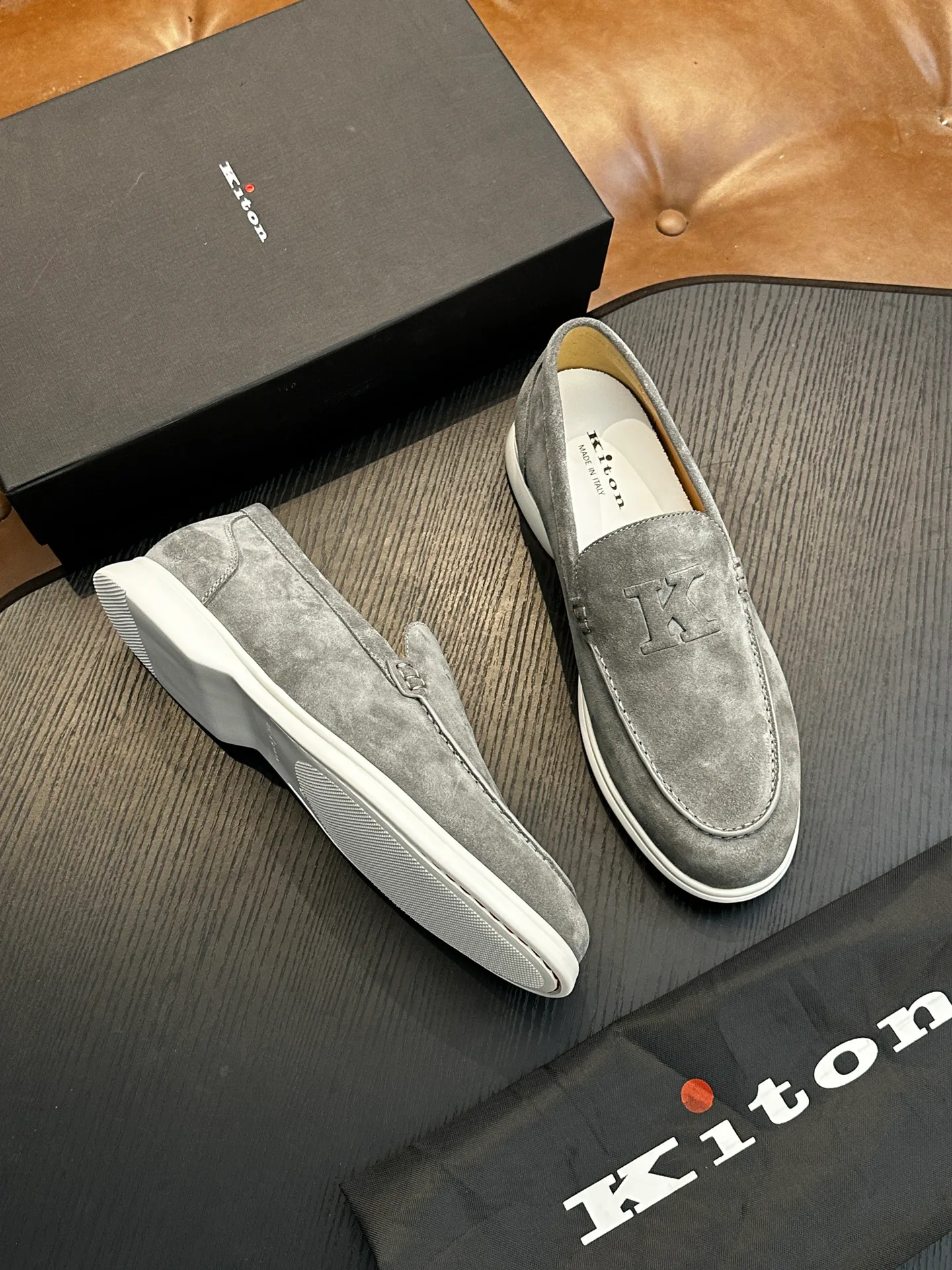 Лоферы Мужские Kiton 405073