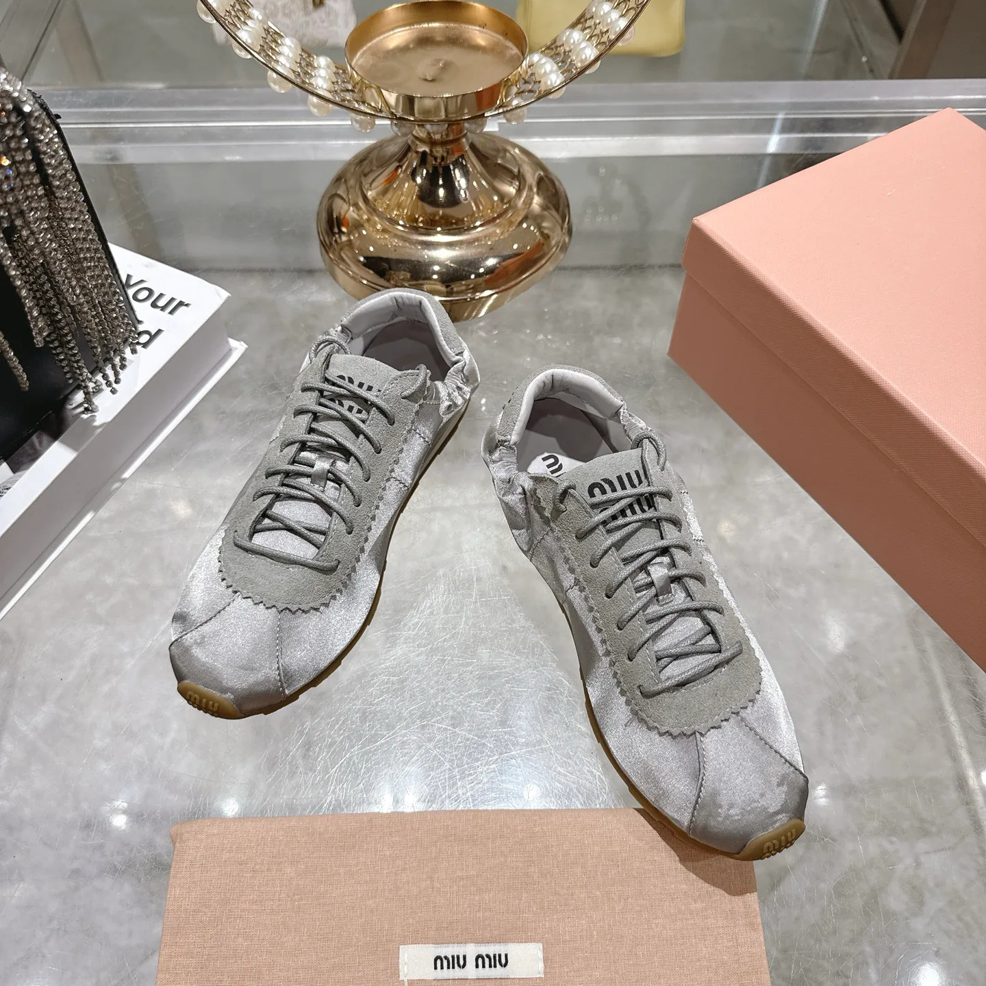 Кроссовки Женские Miu Miu 397933