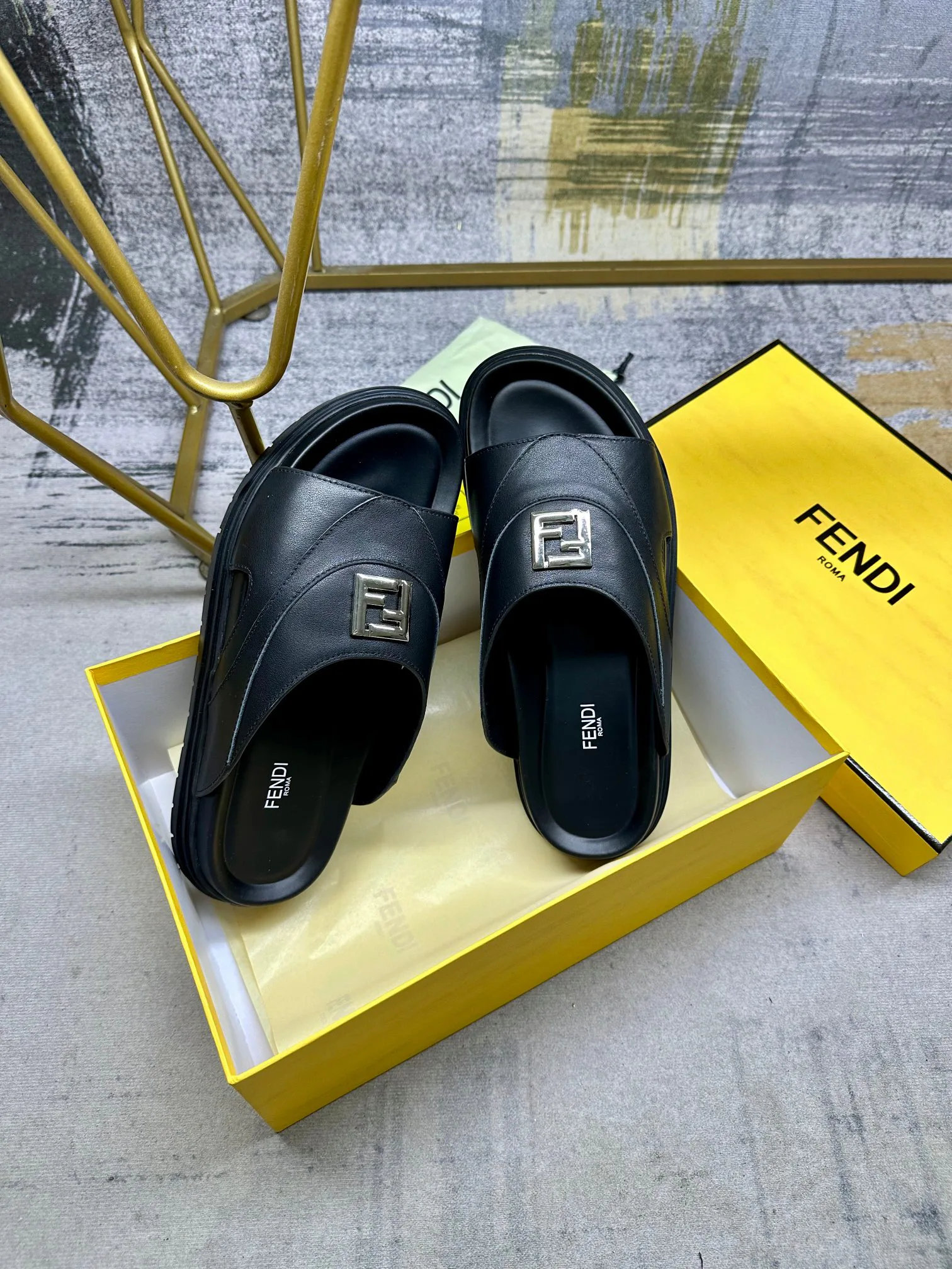 Шлепанцы Мужские Fendi 19272