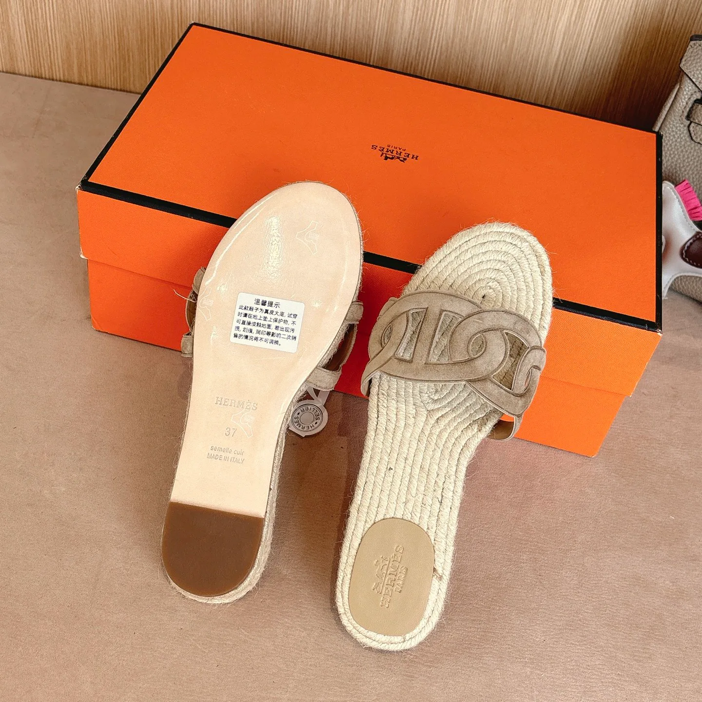 Шлепанцы Женские Hermes 491345