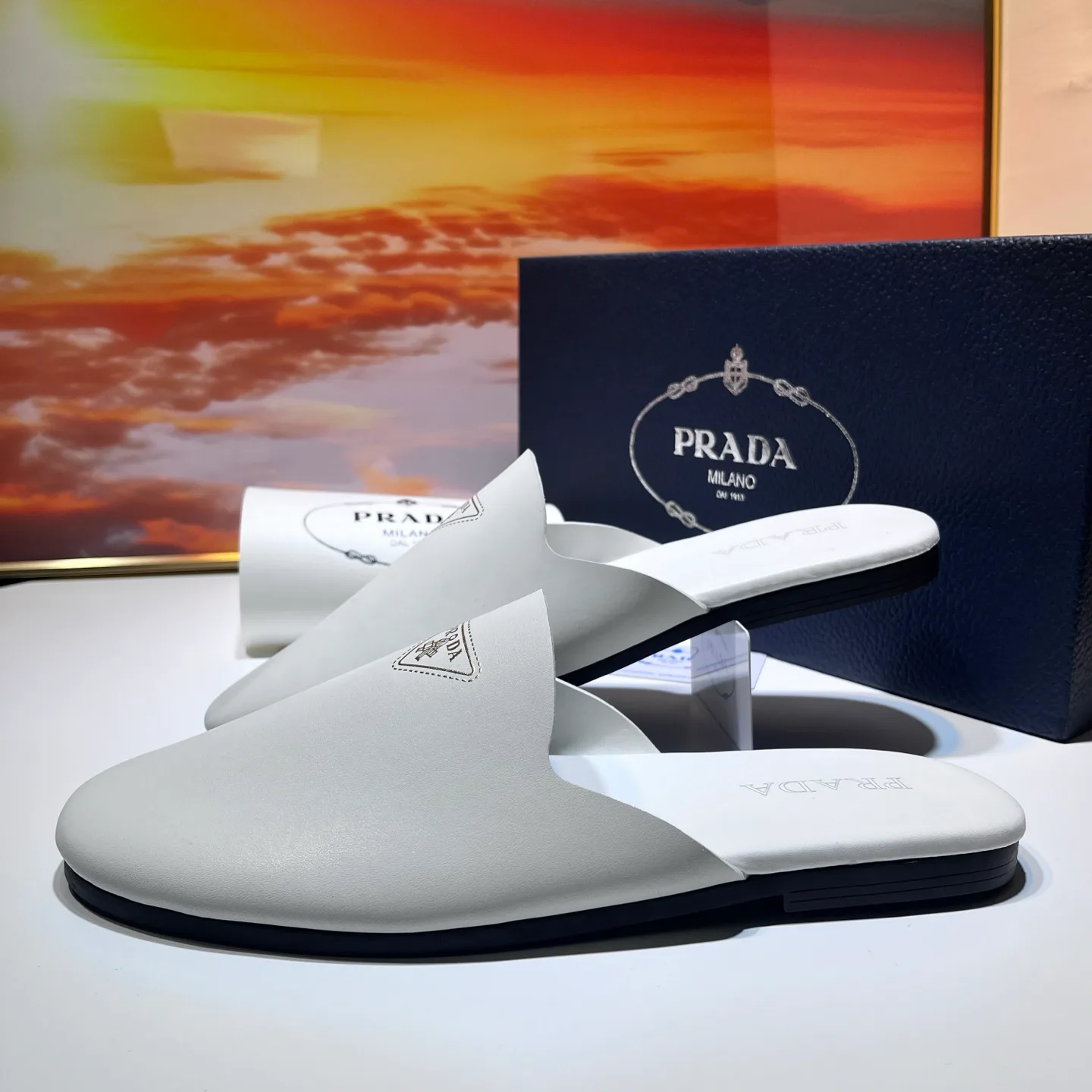 Мюли И Сабо Мужские Prada 25132