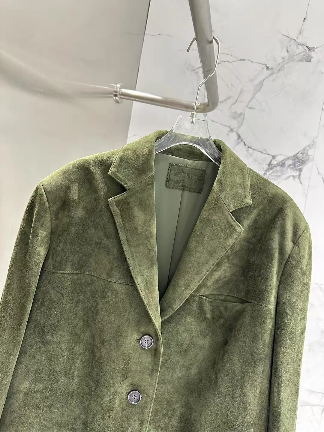 Кожаные Куртки И Дублёнки Женские Prada 13186437