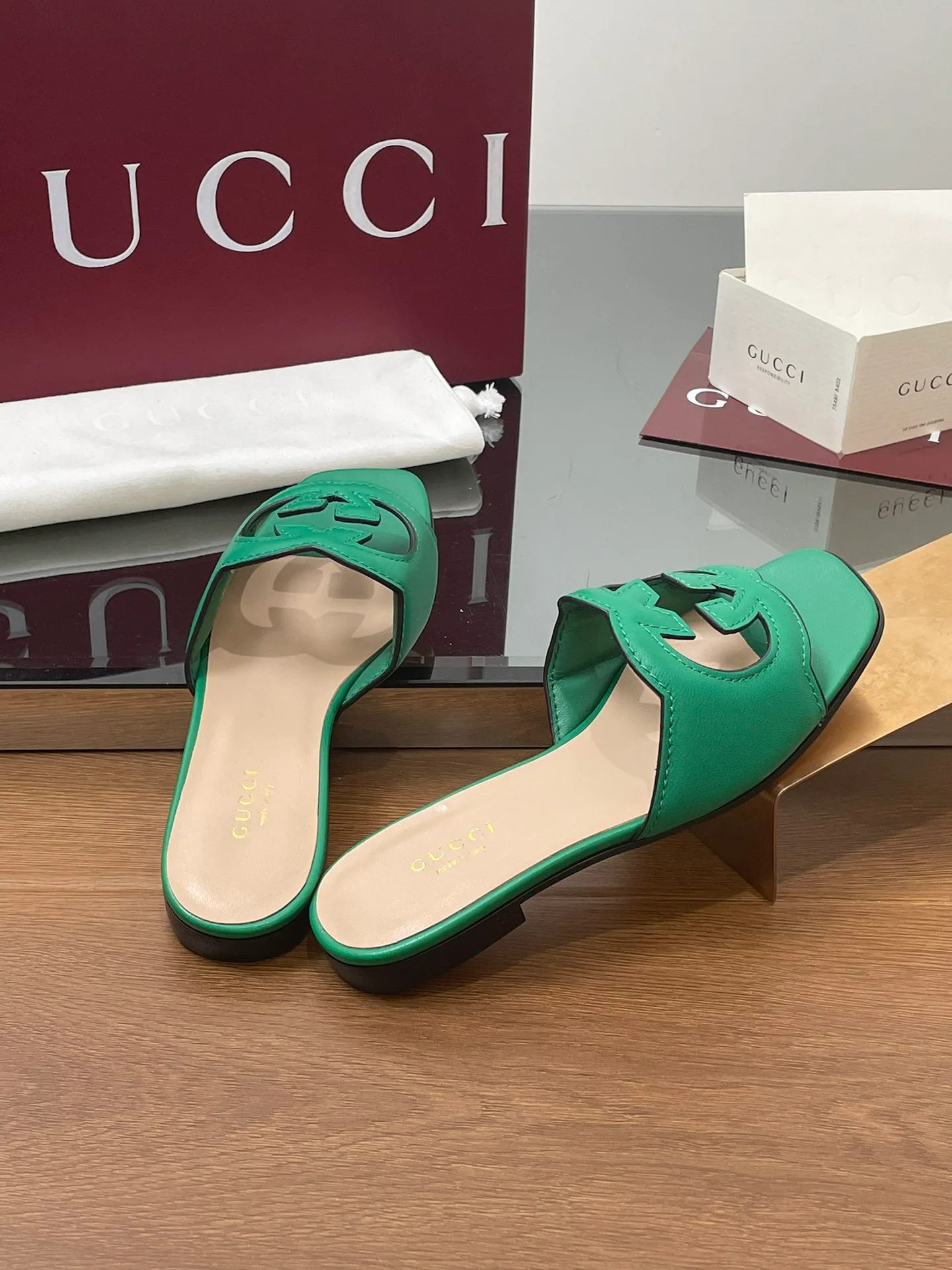 Шлепанцы Женские Gucci 34958