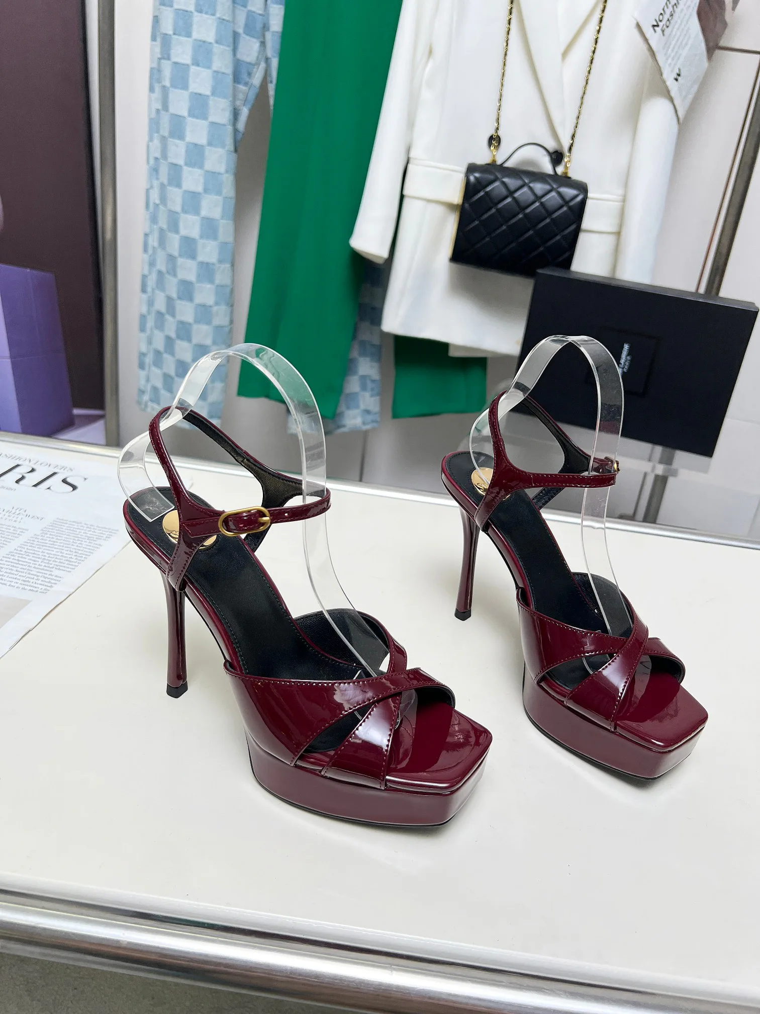 Босоножки Женские Saint Laurent 262239