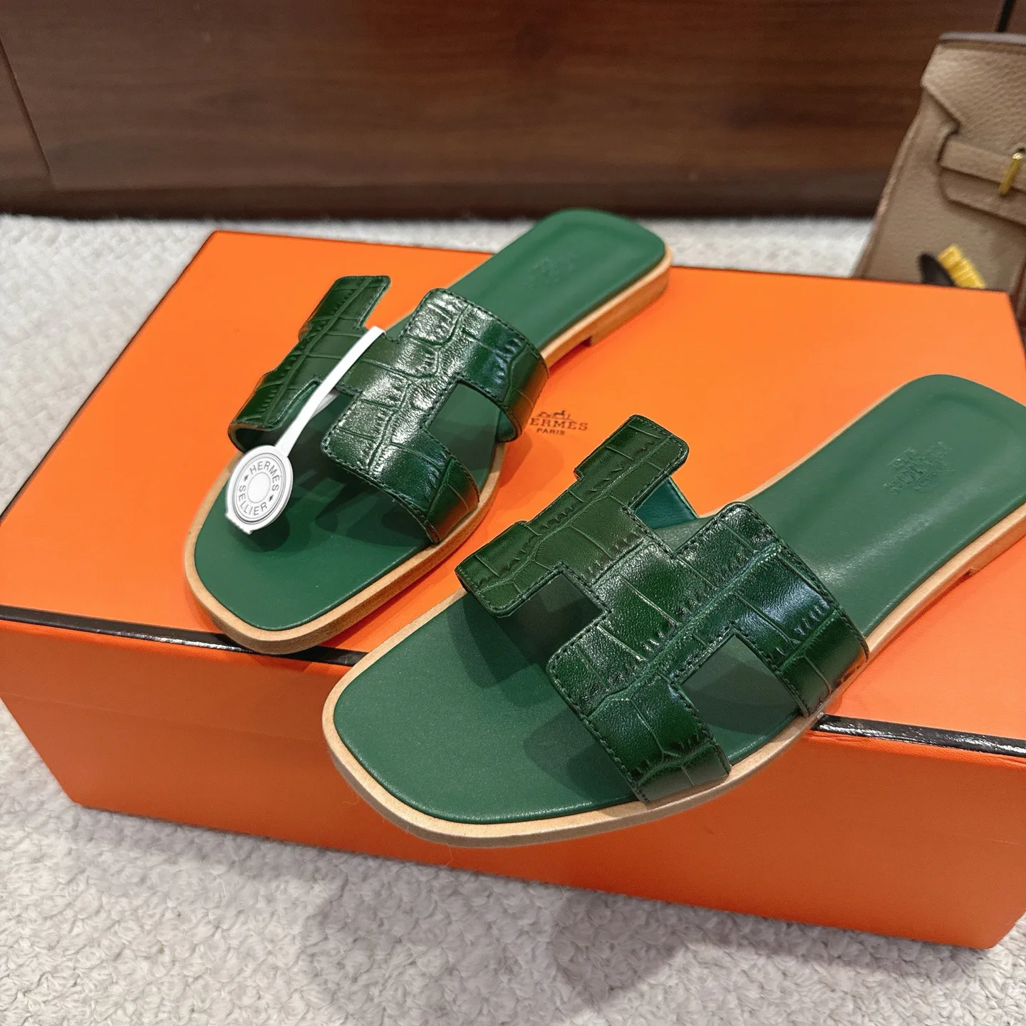Шлепанцы Женские Hermes 17480671