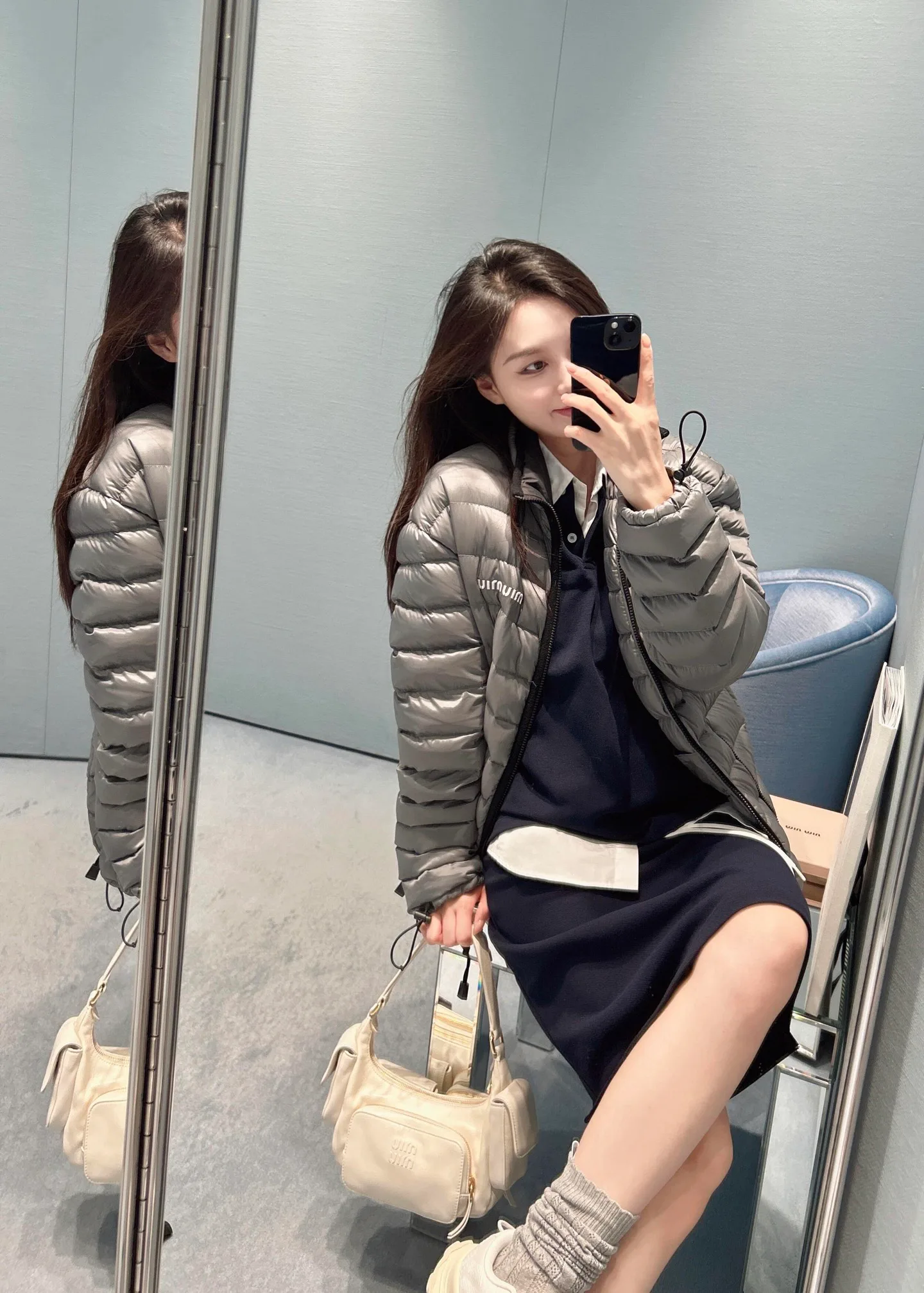 Куртки И Пуховики Женские Miu Miu 95343