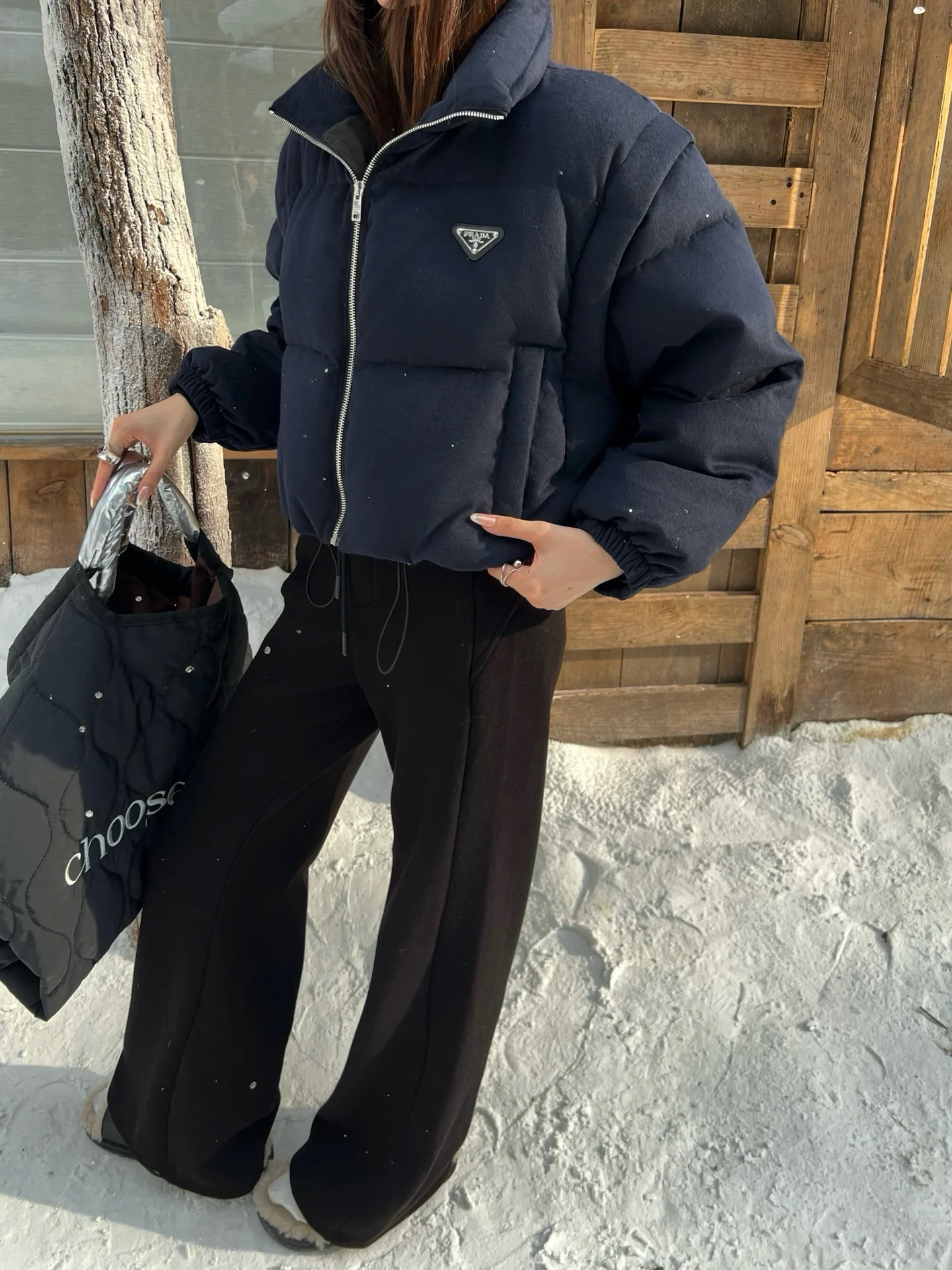Куртки И Пуховики Женские Prada 19588928