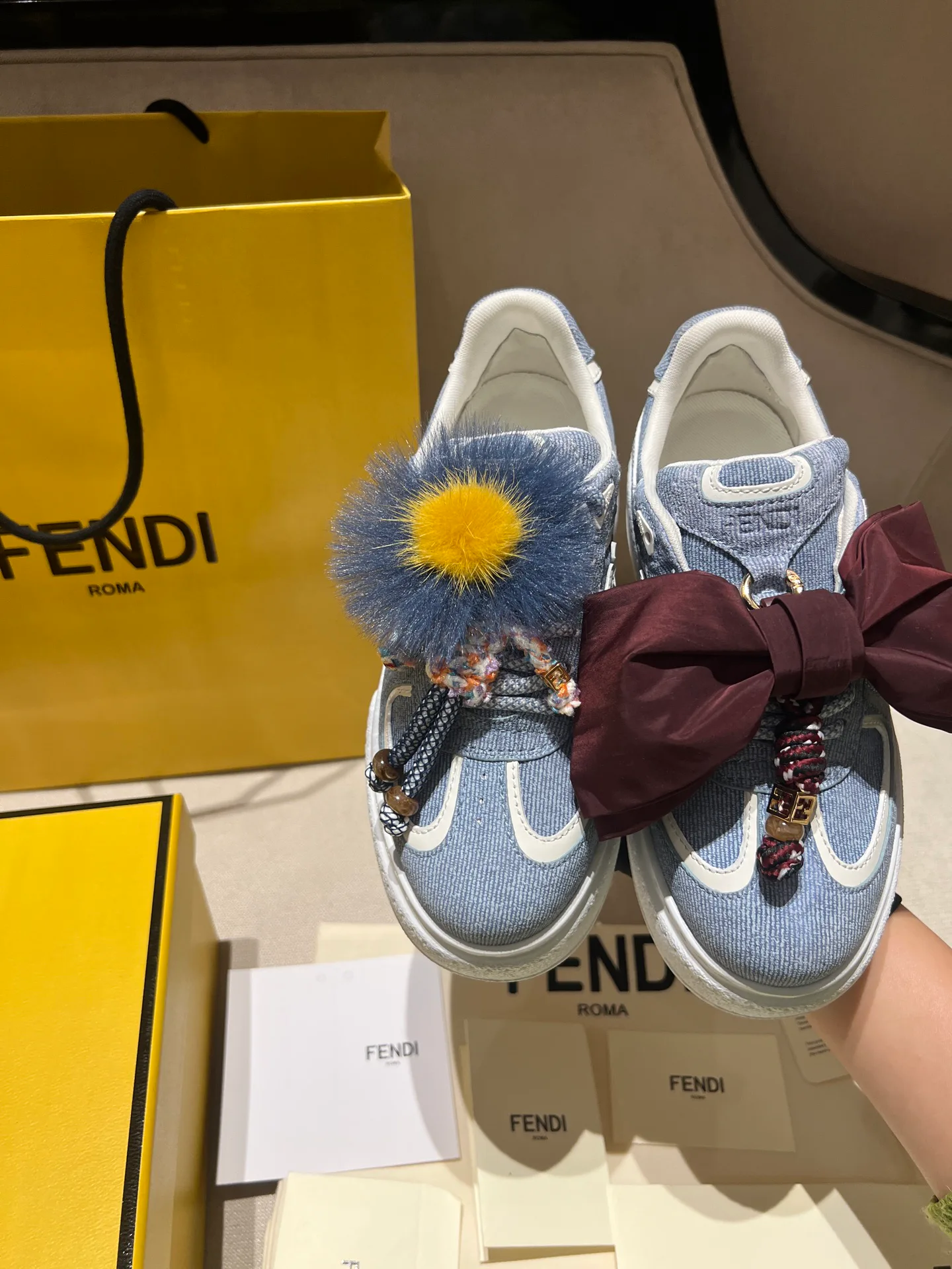 Кроссовки Женские Fendi 1469111