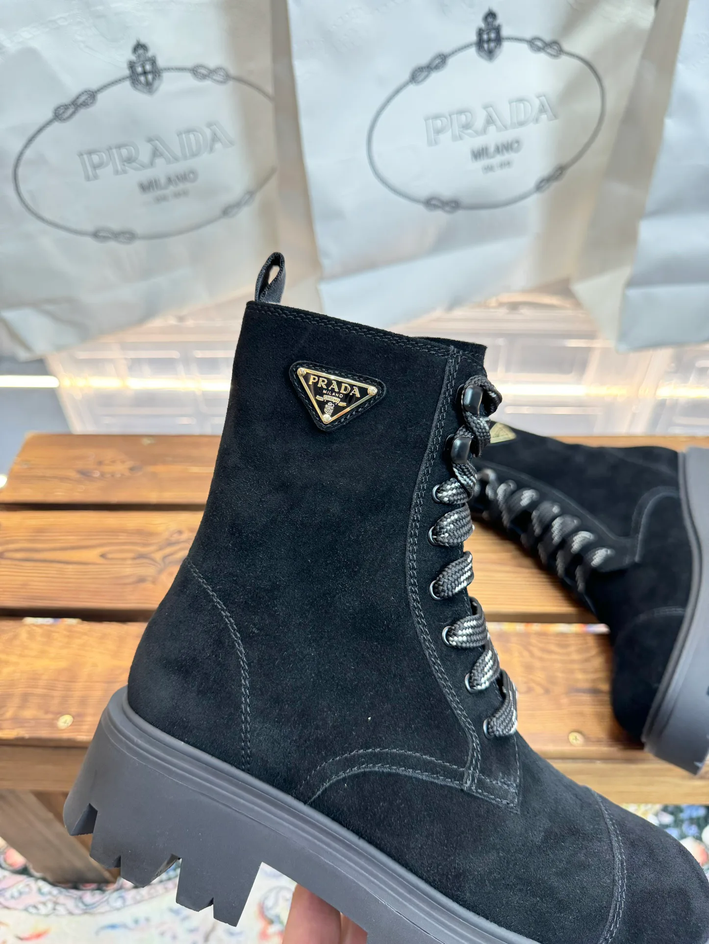 Ботинки Женские Prada 109662