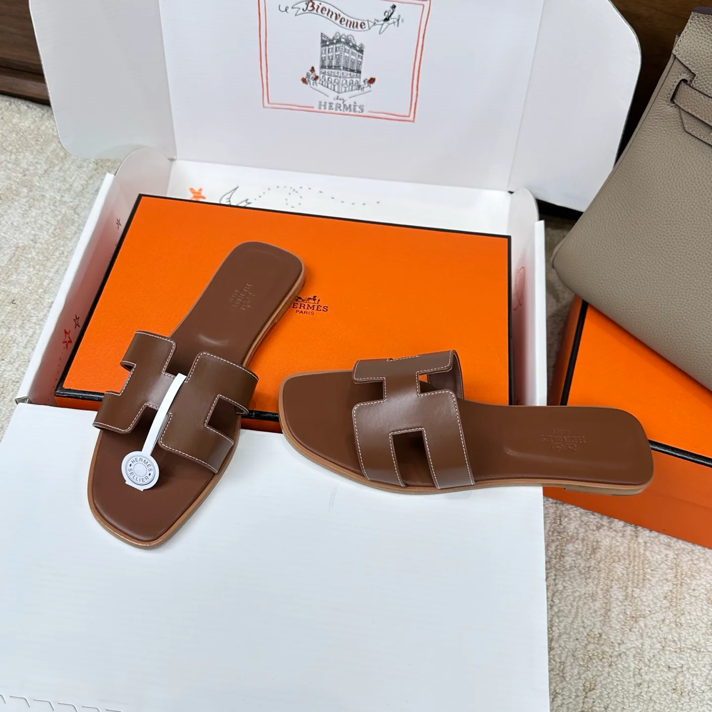 Шлепанцы Женские Hermes 3043275