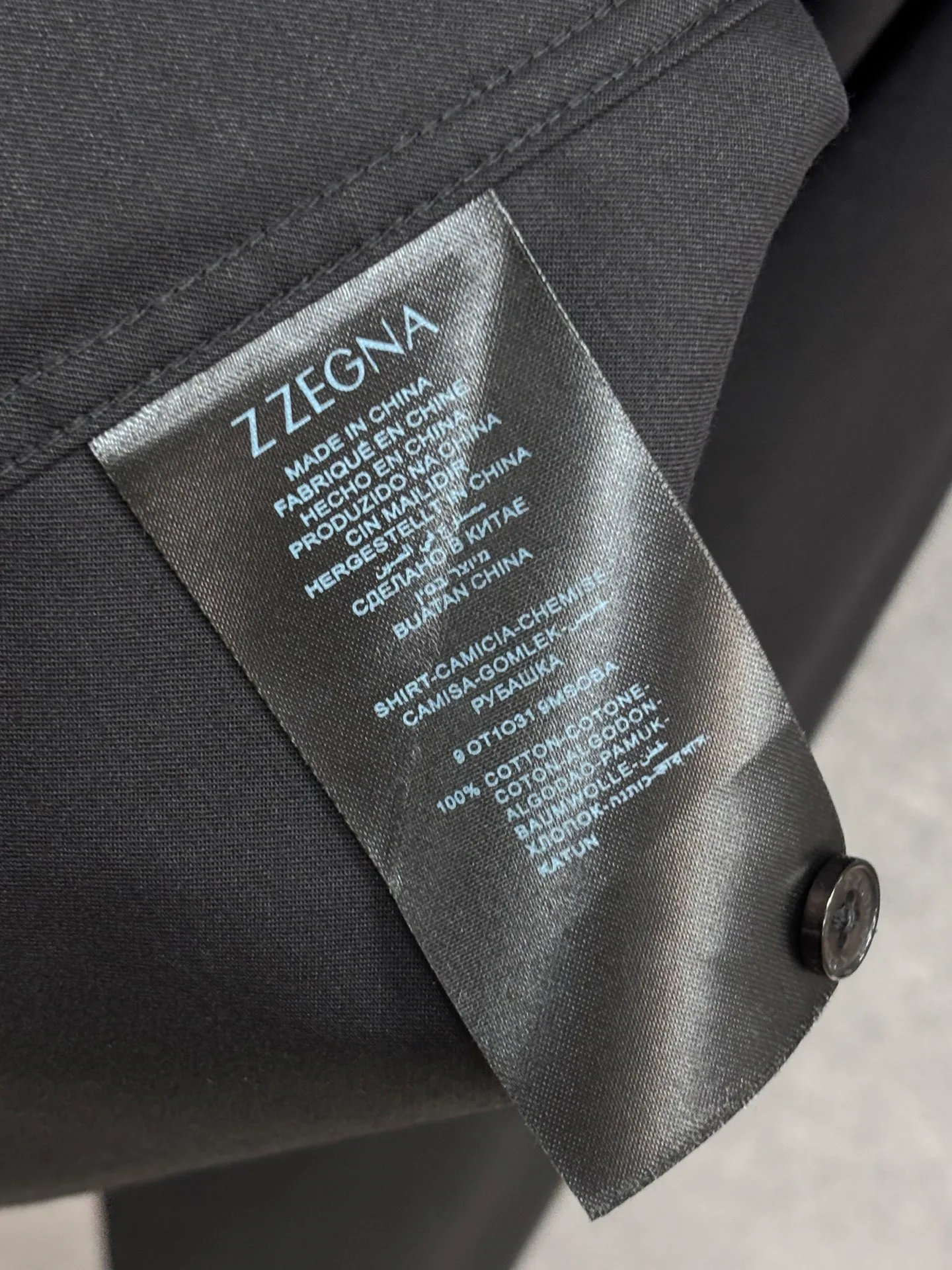 Рубашки Мужские Zegna 13327590