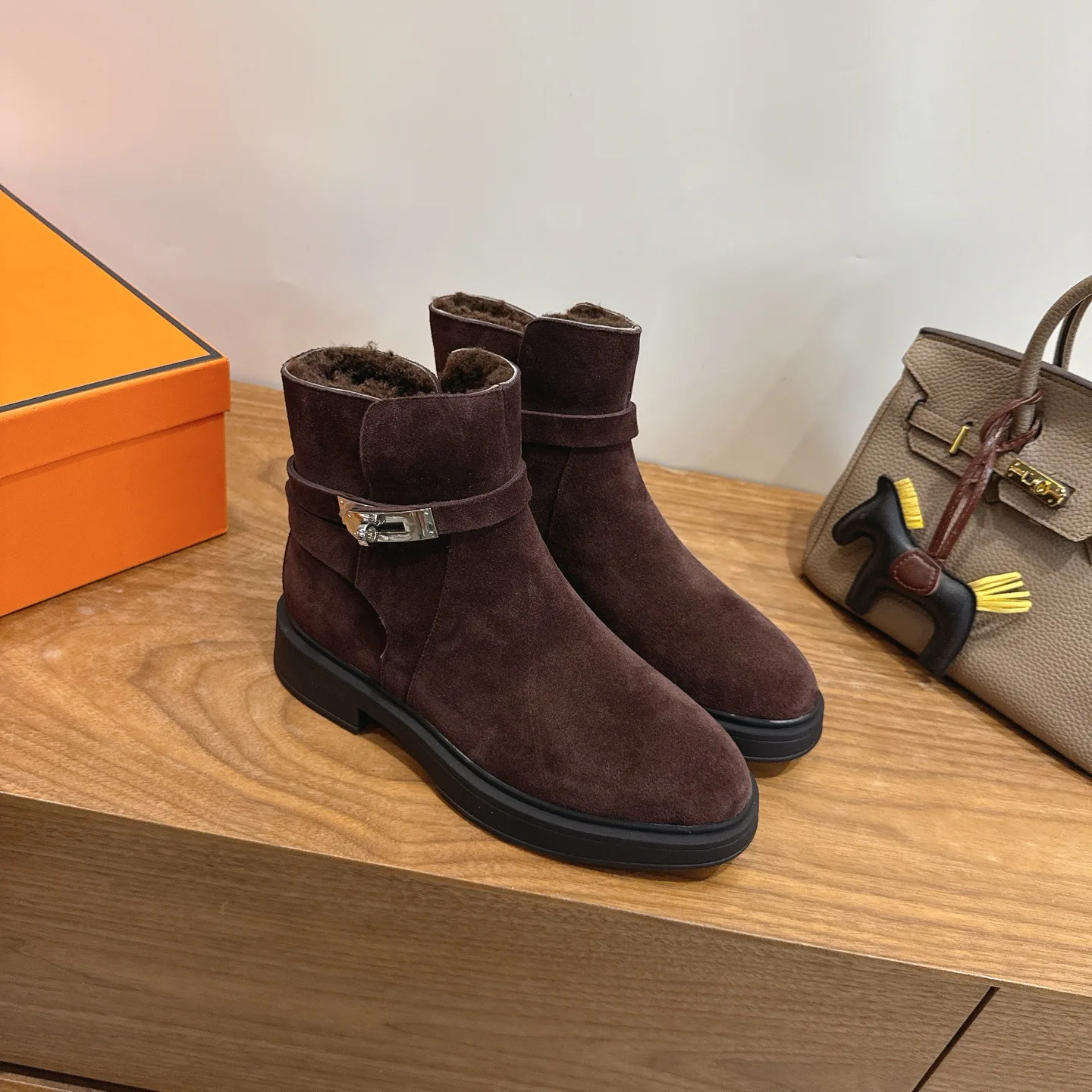 Ботинки Женские Hermes 873703