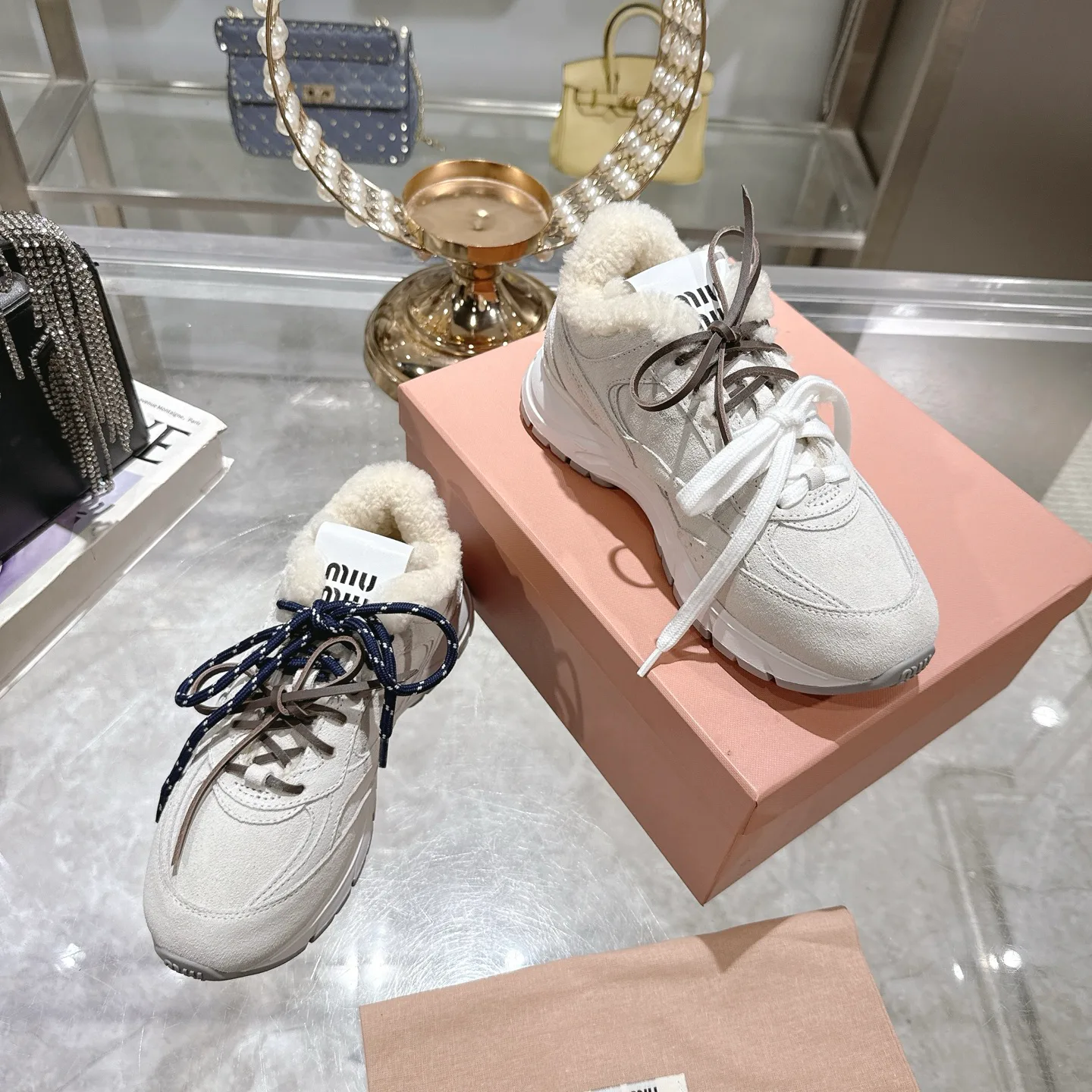 Кроссовки Женские Miu Miu 397965