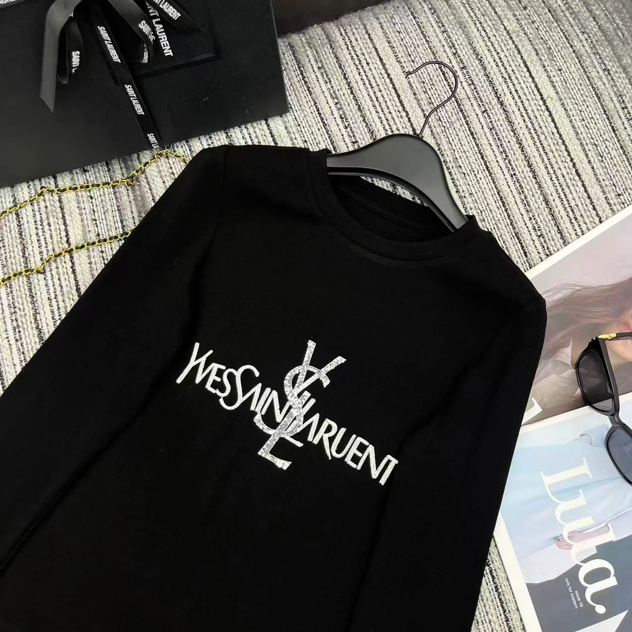 Лонгсливы Женские Saint Laurent 847359