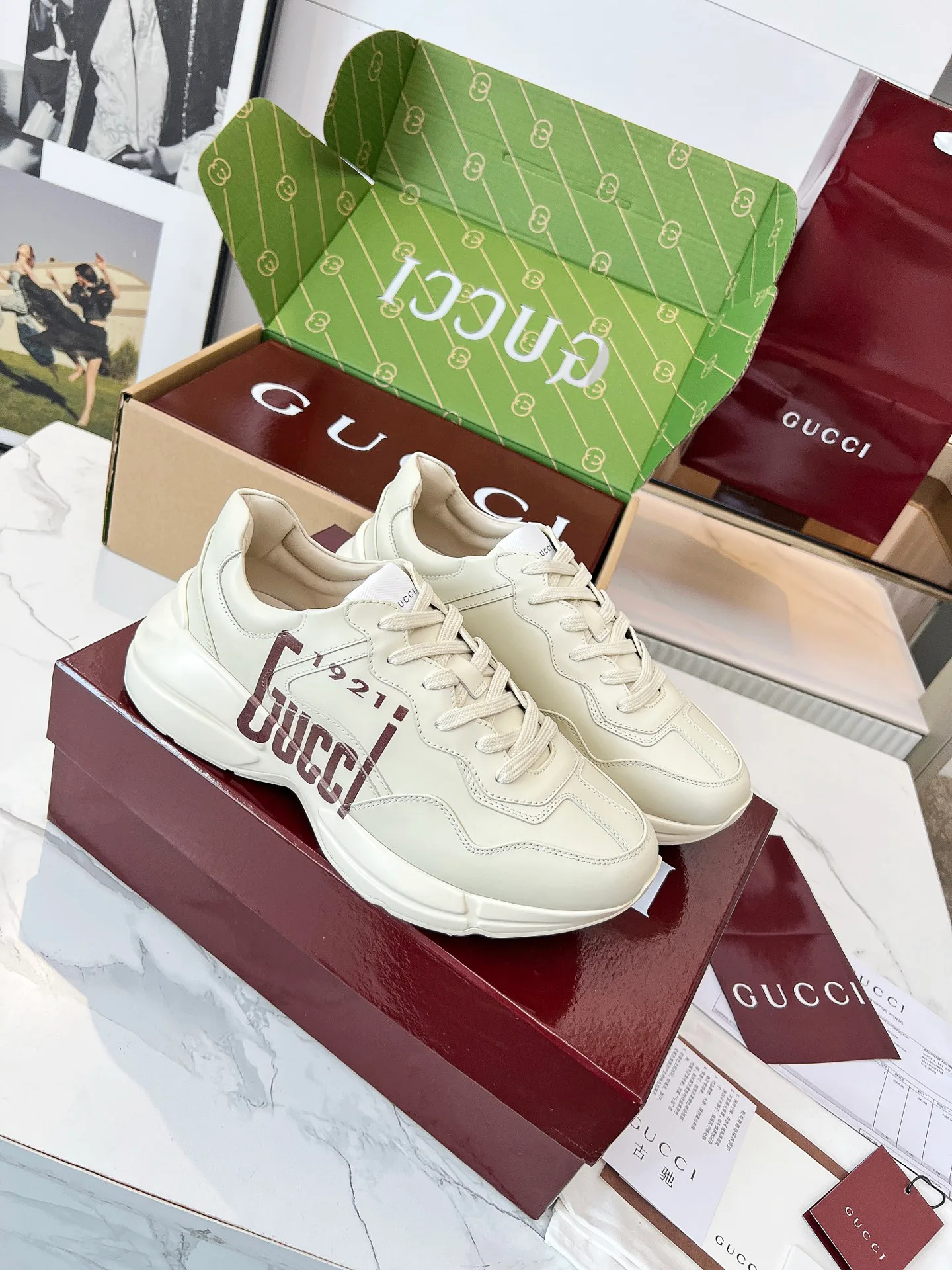 Кроссовки Женские Gucci 87786