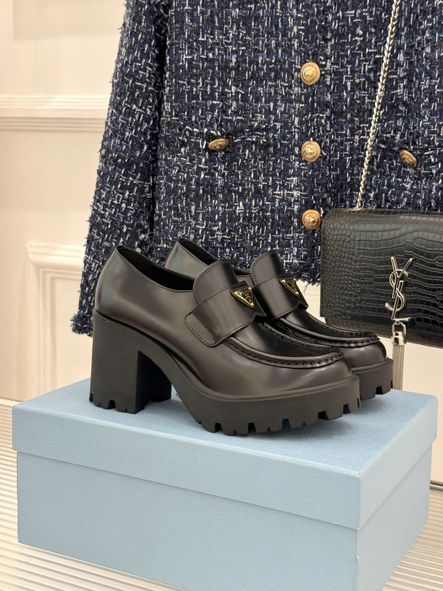 Лоферы И Мокасины Женские Prada 18780368
