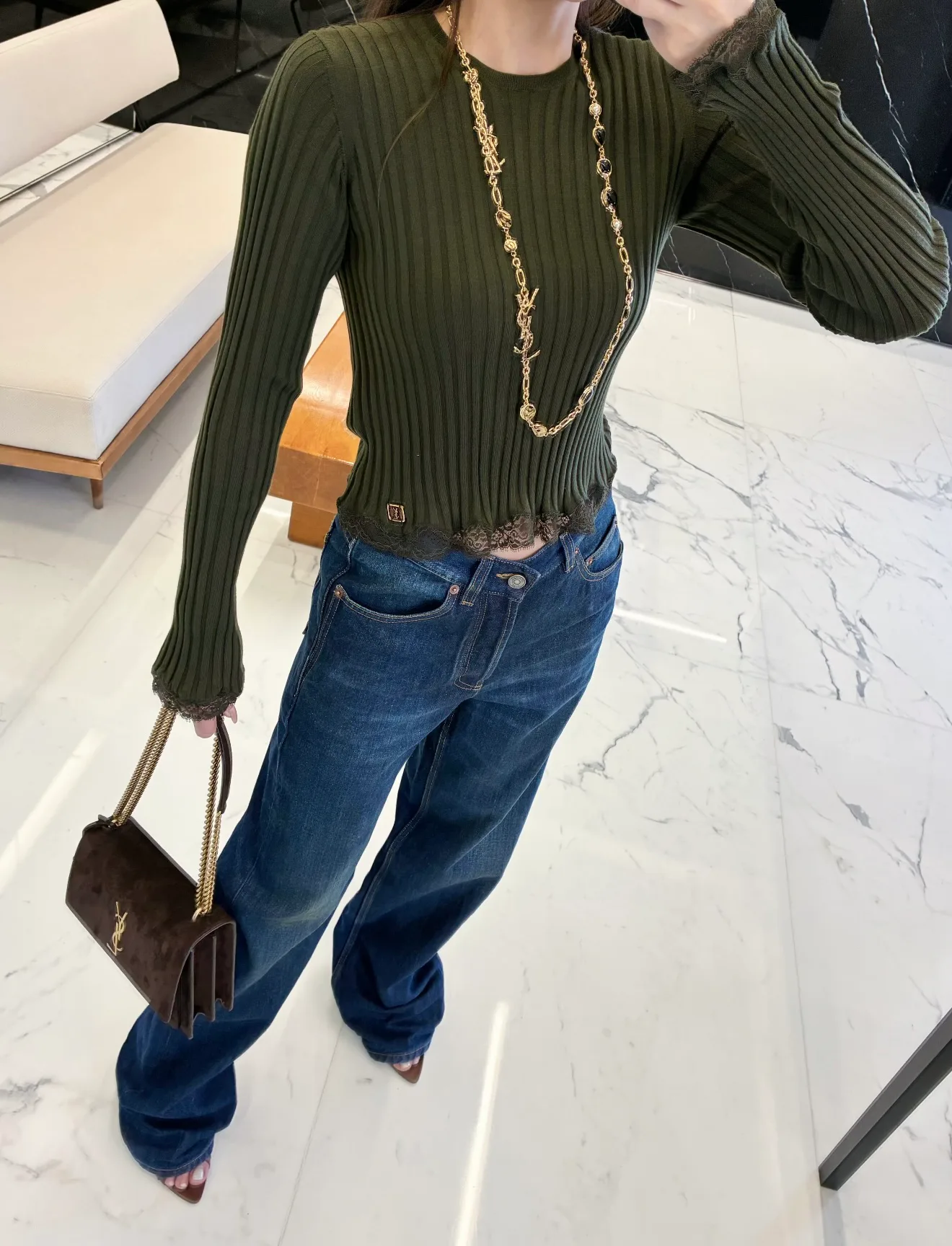 Джемперы И Свитеры Женские Saint Laurent 17941206