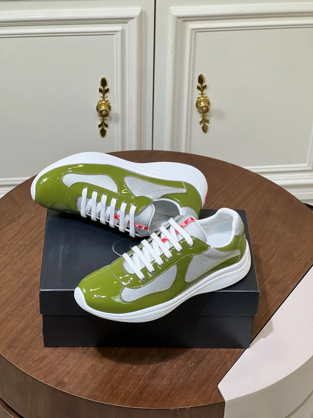 Кроссовки Мужские Prada 476805