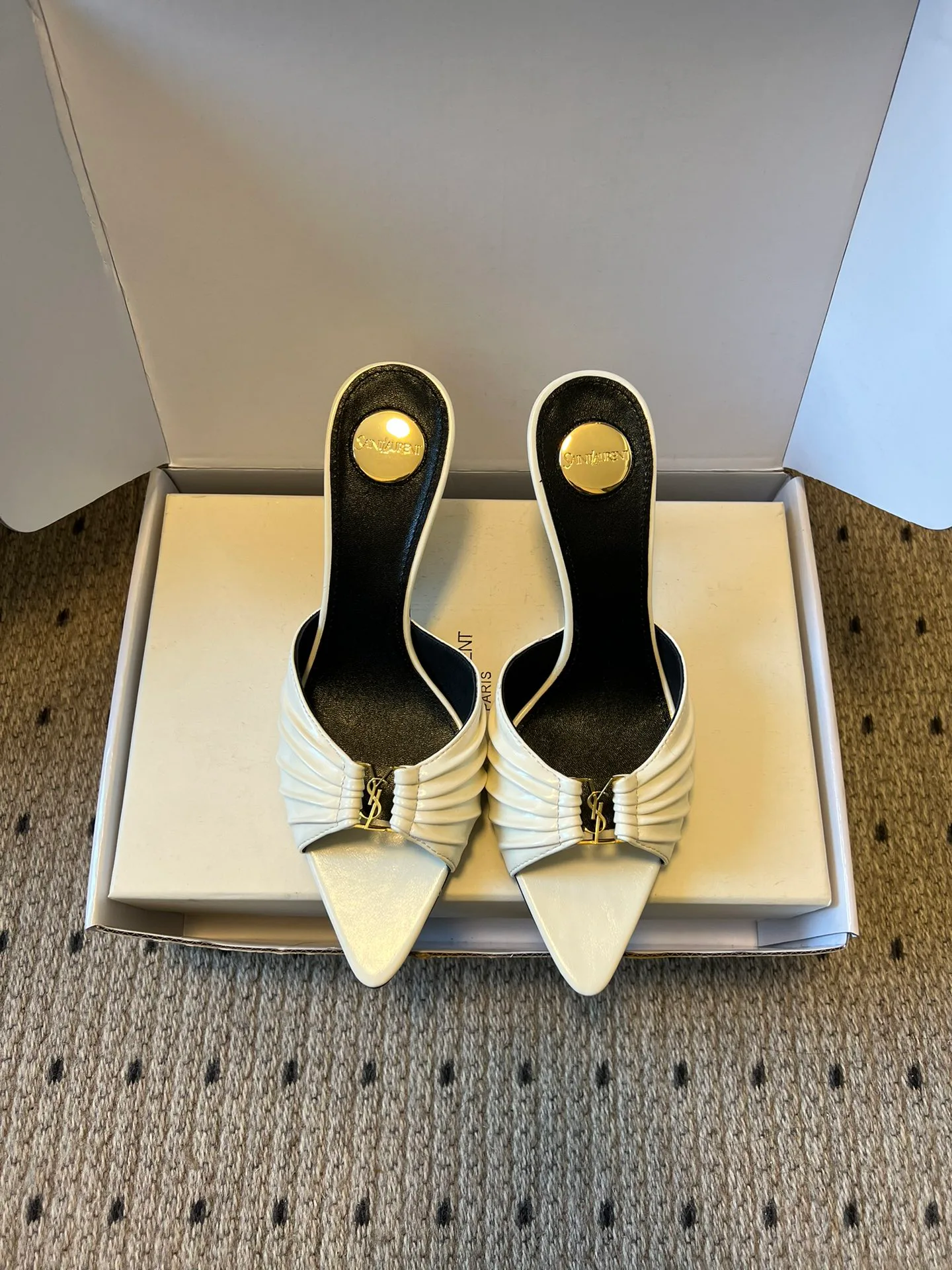 Босоножки Женские Saint Laurent 10835443