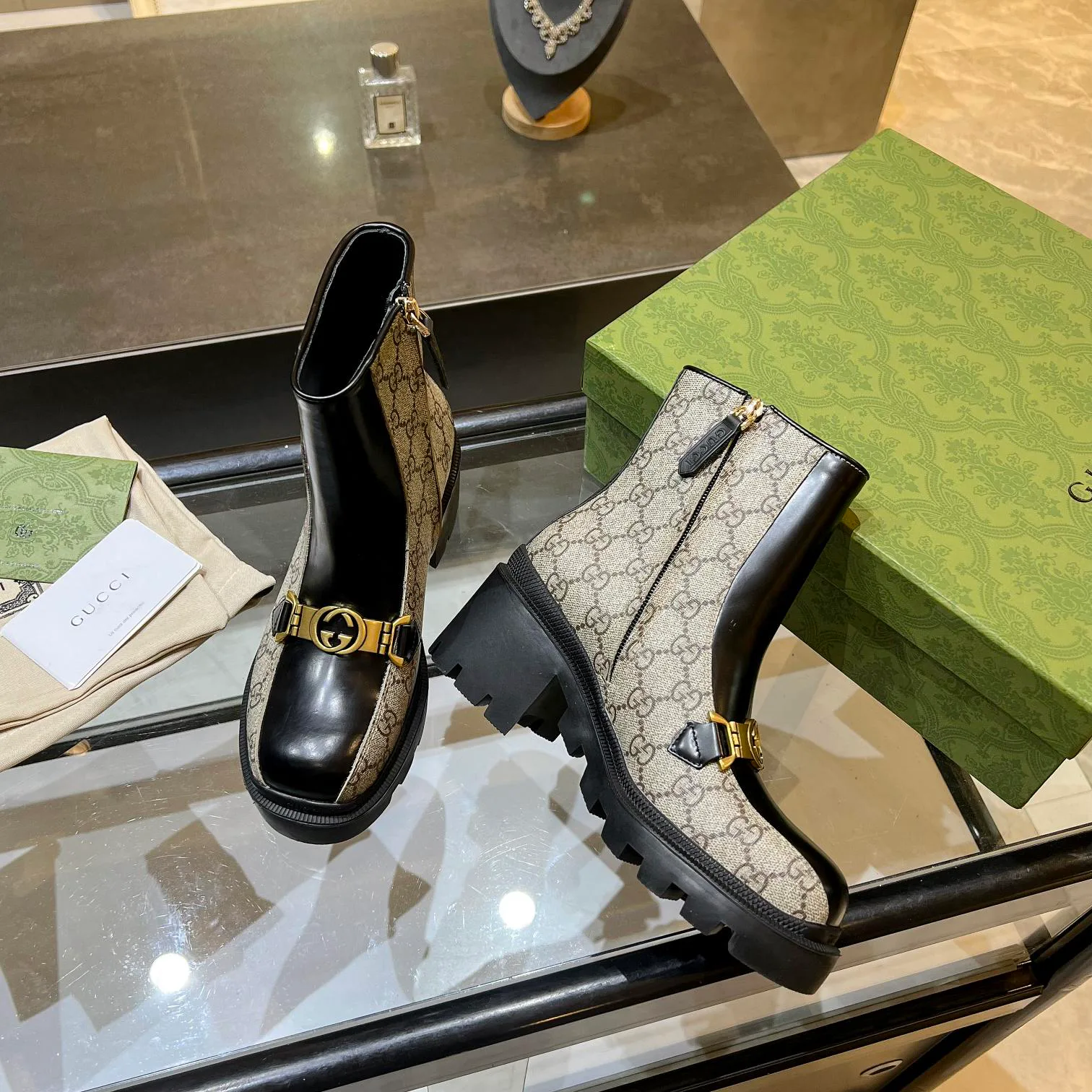Ботинки Женские Gucci 5350879