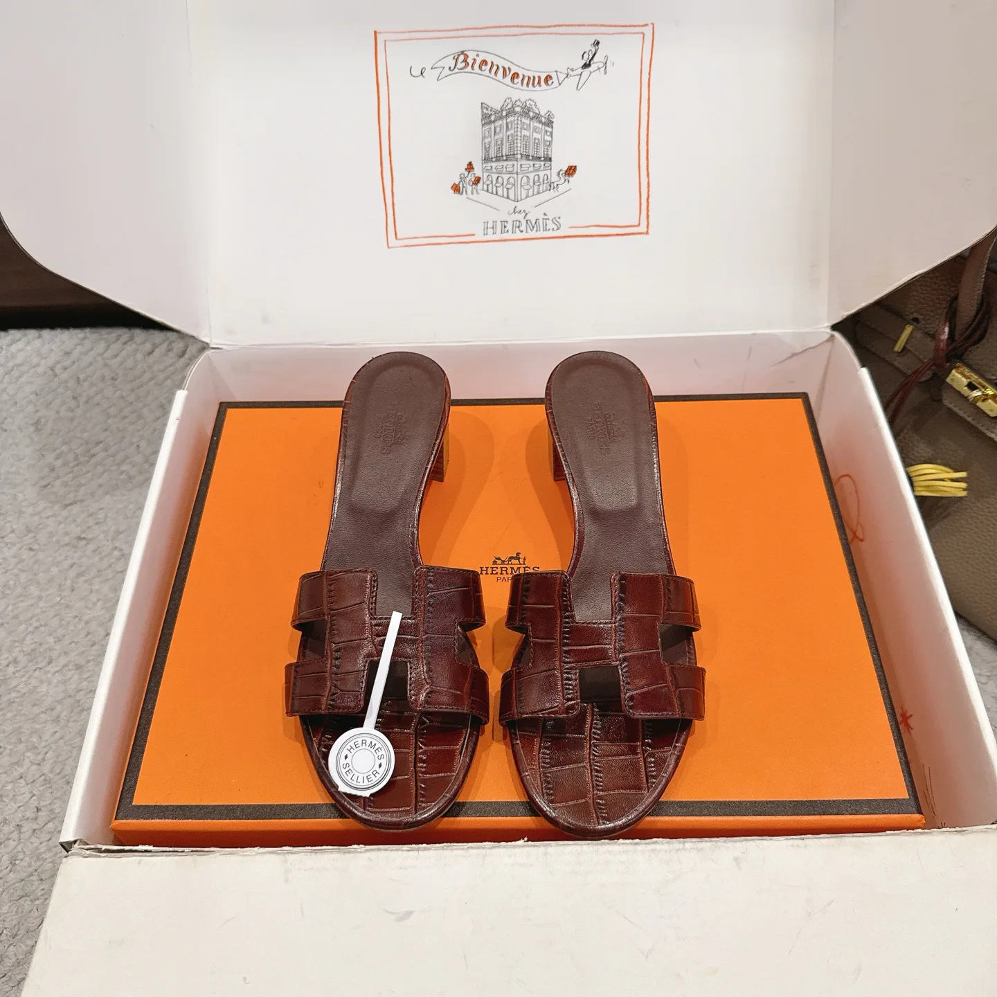 Босоножки Женские Hermes 17480684
