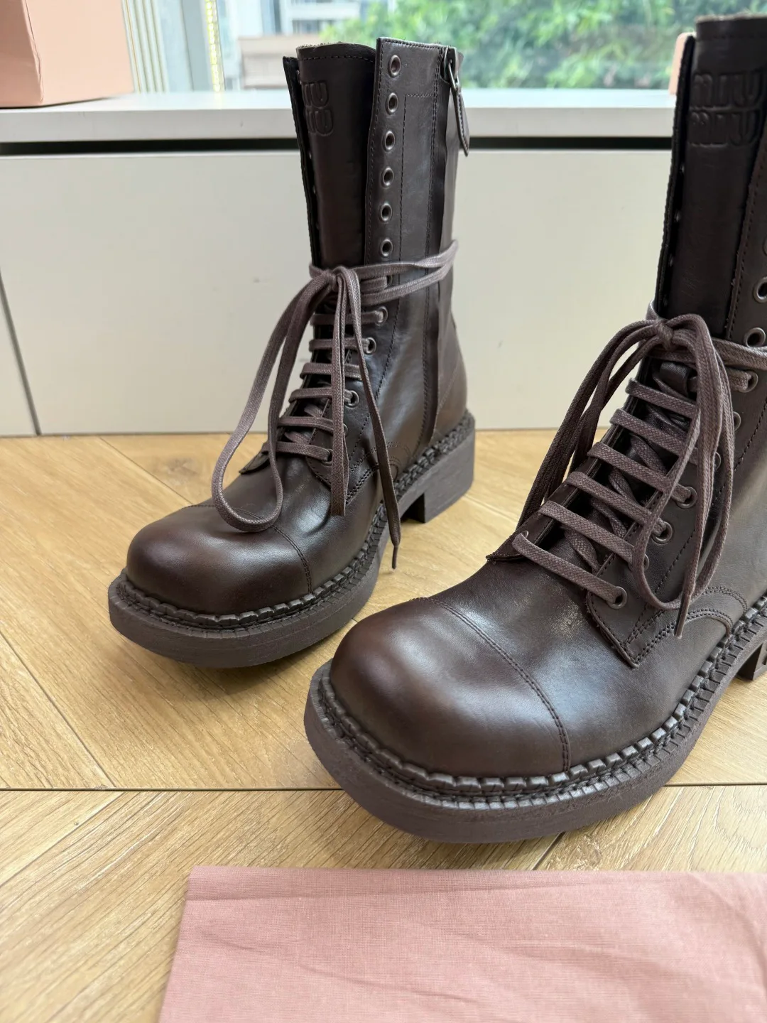 Ботинки Женские Miu Miu 18142694
