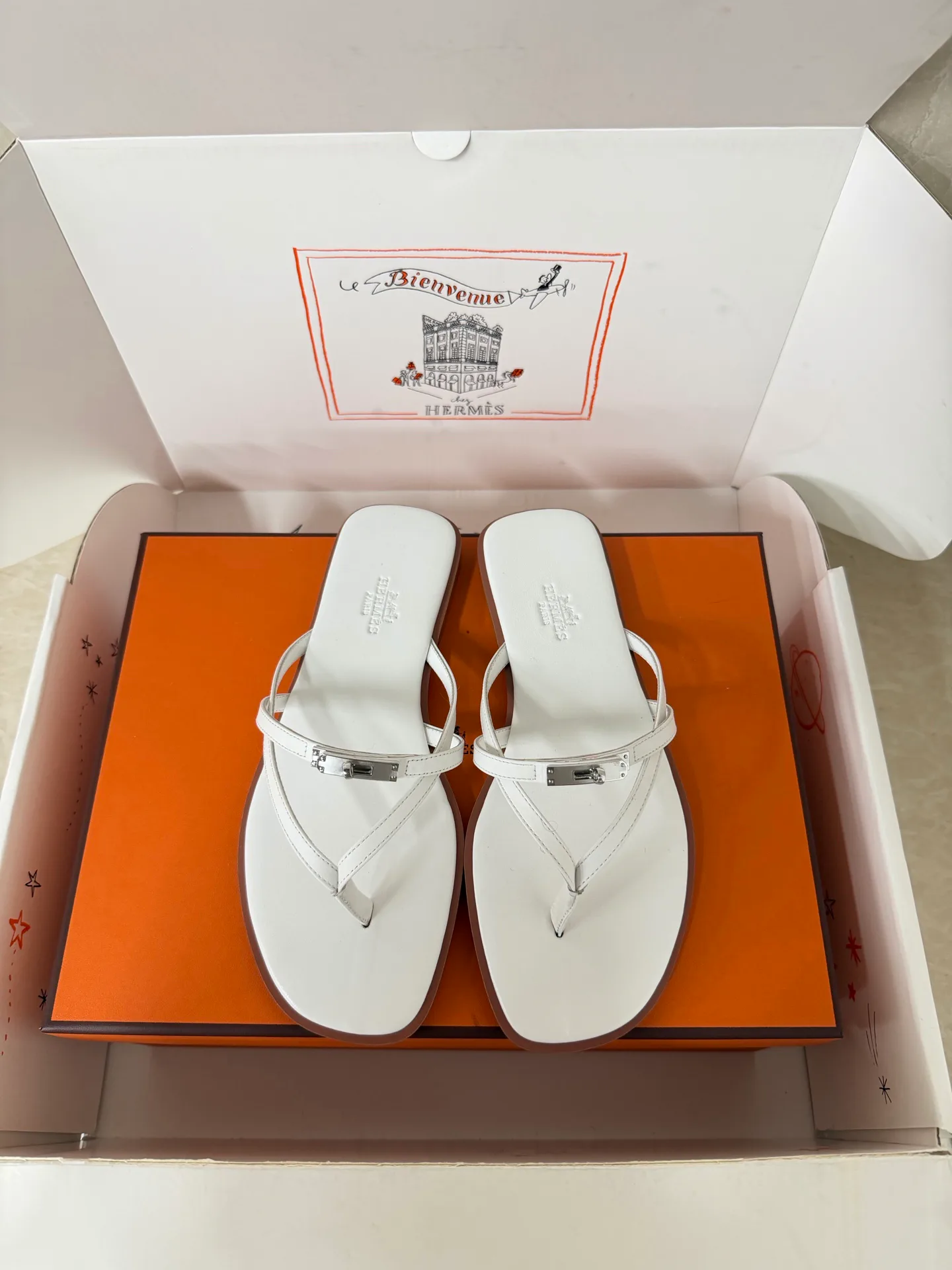 Шлепанцы Женские Hermes 10824881