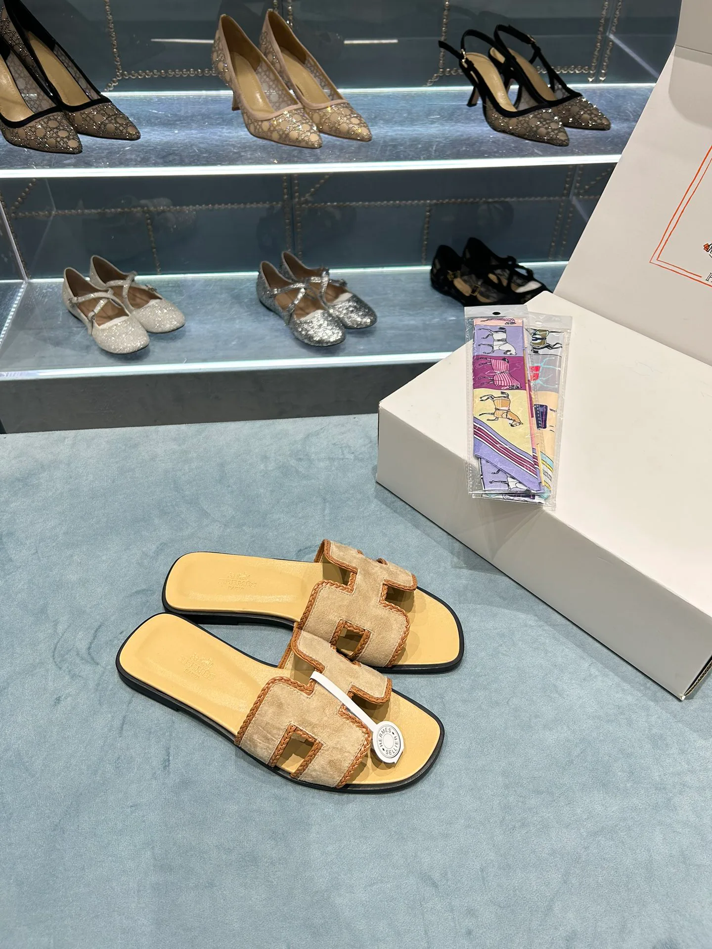 Шлепанцы Женские Hermes 9878133
