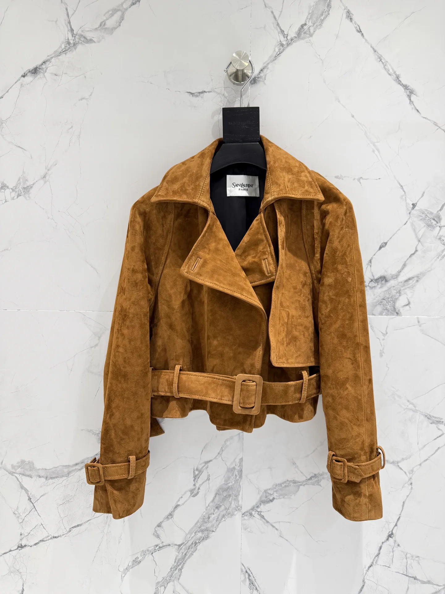 Кожаные Куртки И Дублёнки Женские Saint Laurent 11598164