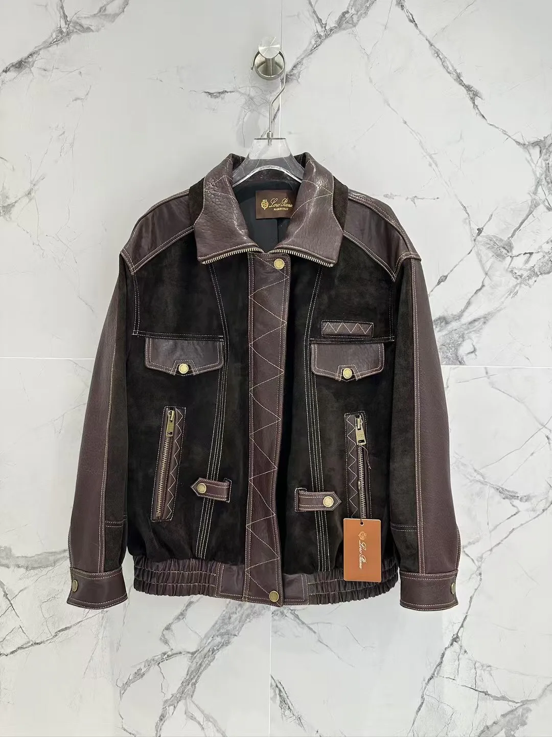 Кожаные Куртки И Дублёнки Женские Loro Piana 11700604