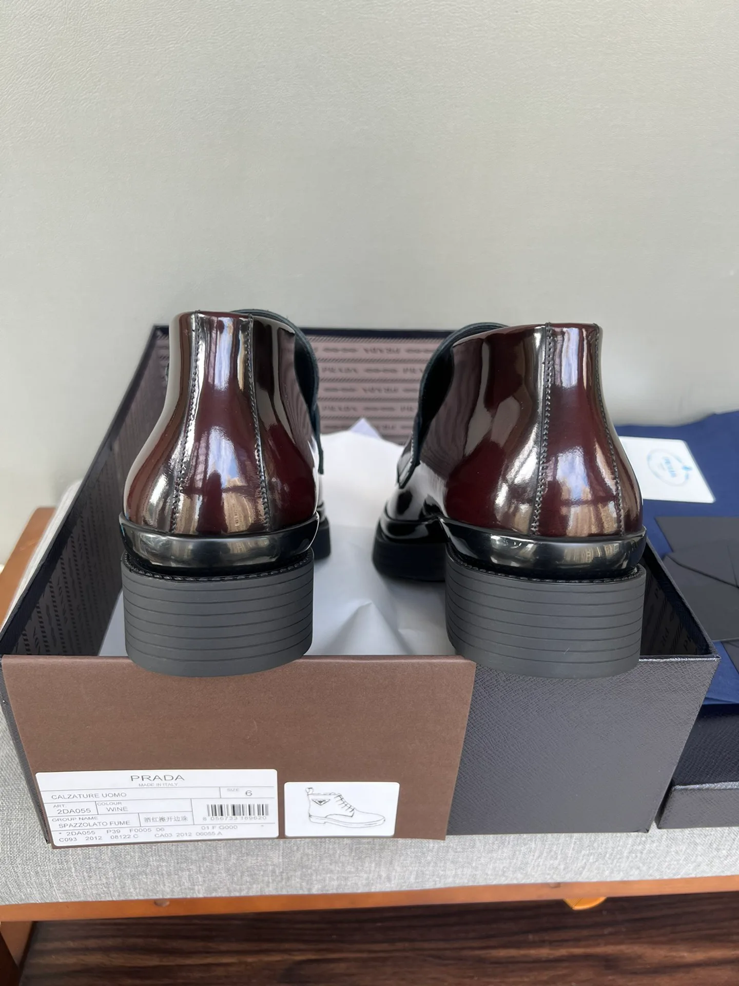 Ботинки Мужские Prada 358135