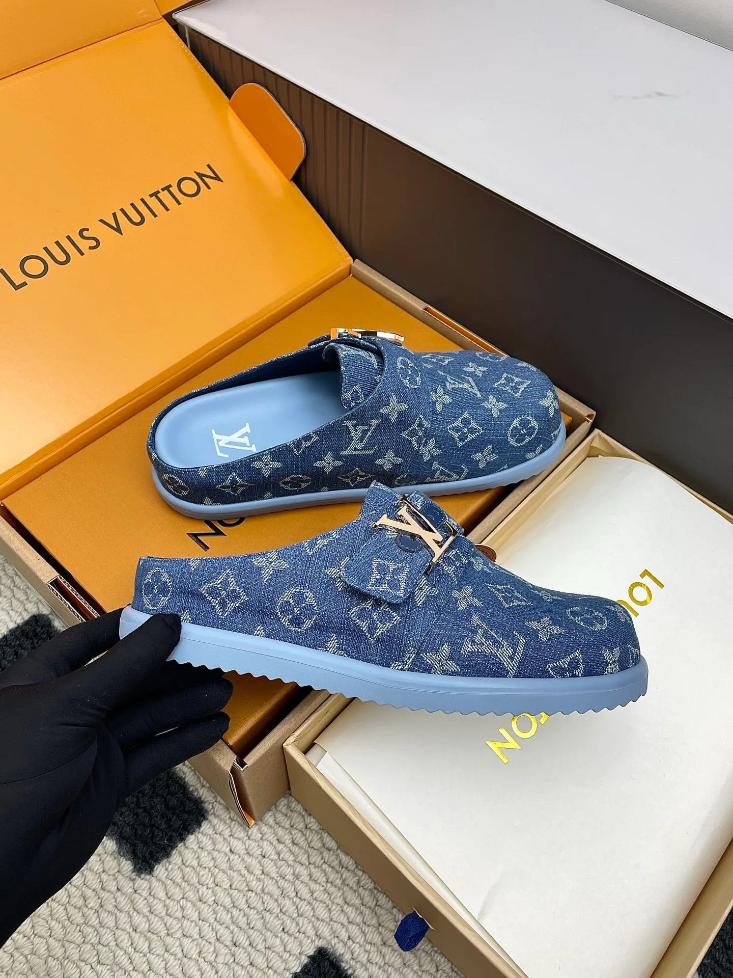 Мюли И Сабо Мужские Louis Vuitton 97567