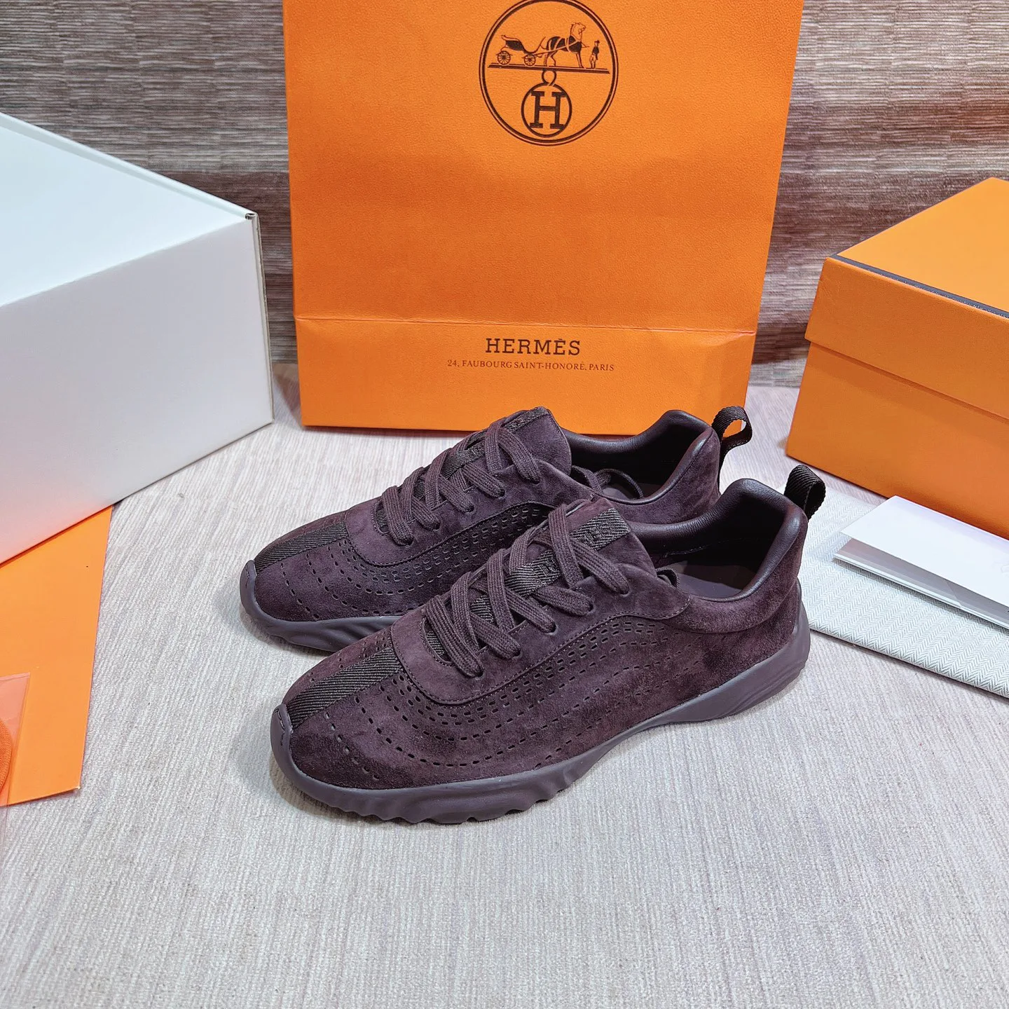 Кроссовки Мужские Hermes 17749562
