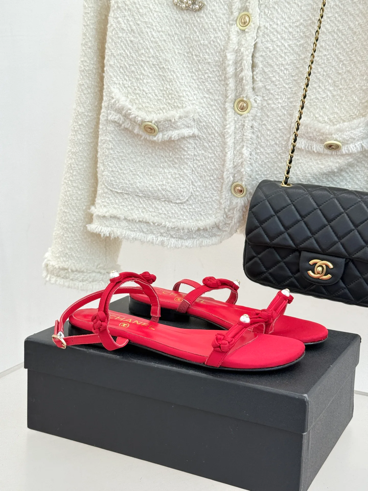Босоножки Женские Chanel 11414458