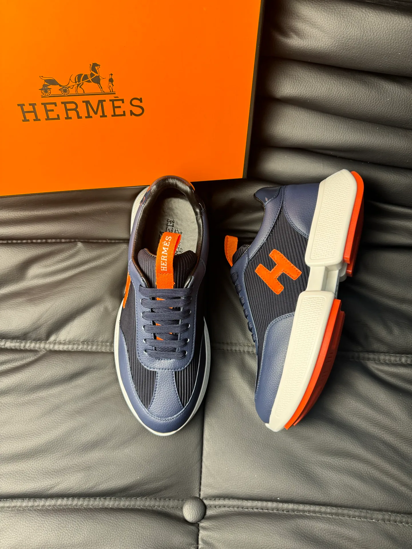 Кроссовки Мужские Hermes 494073