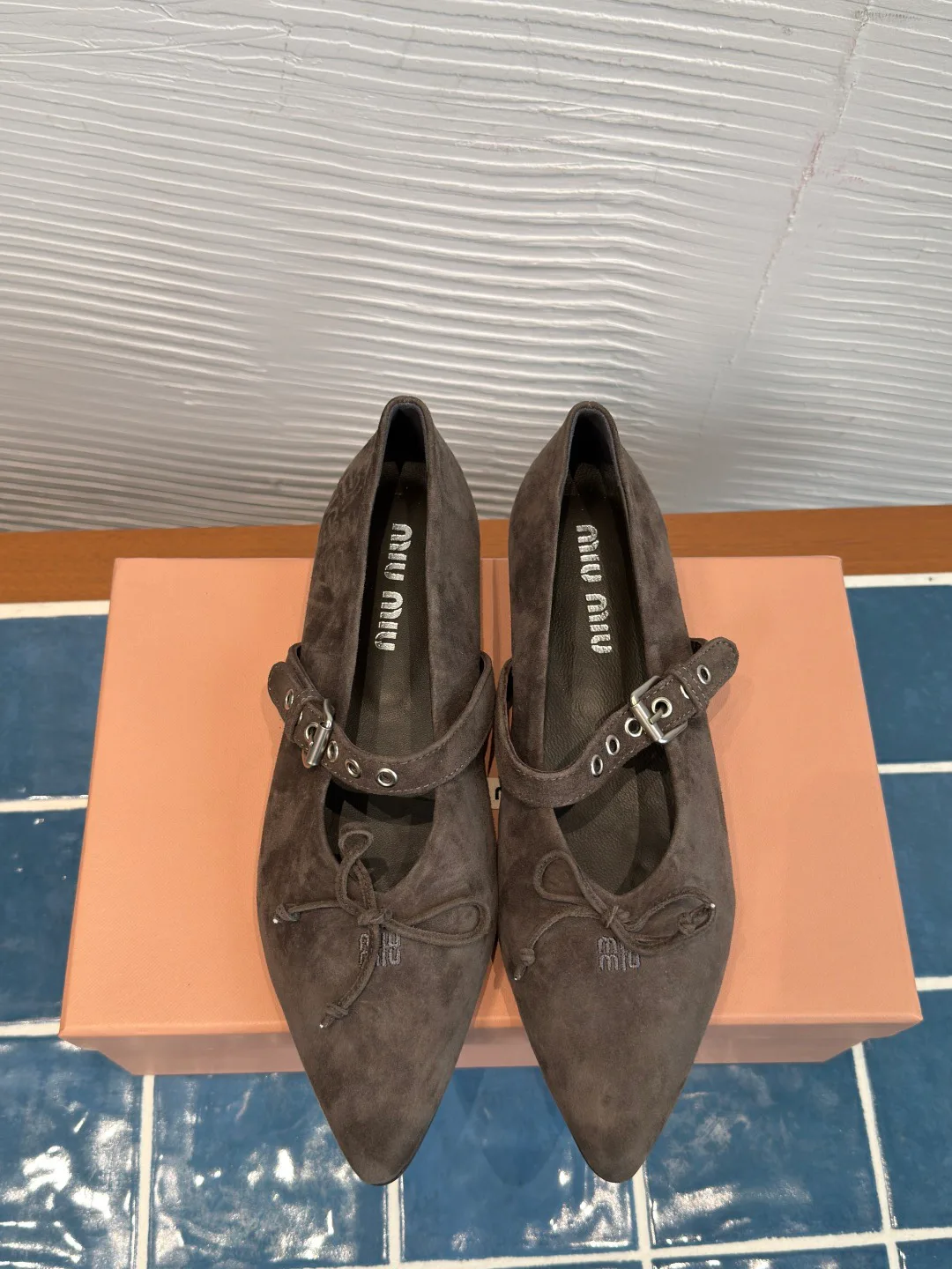 Балетки Женские Miu Miu 18125393
