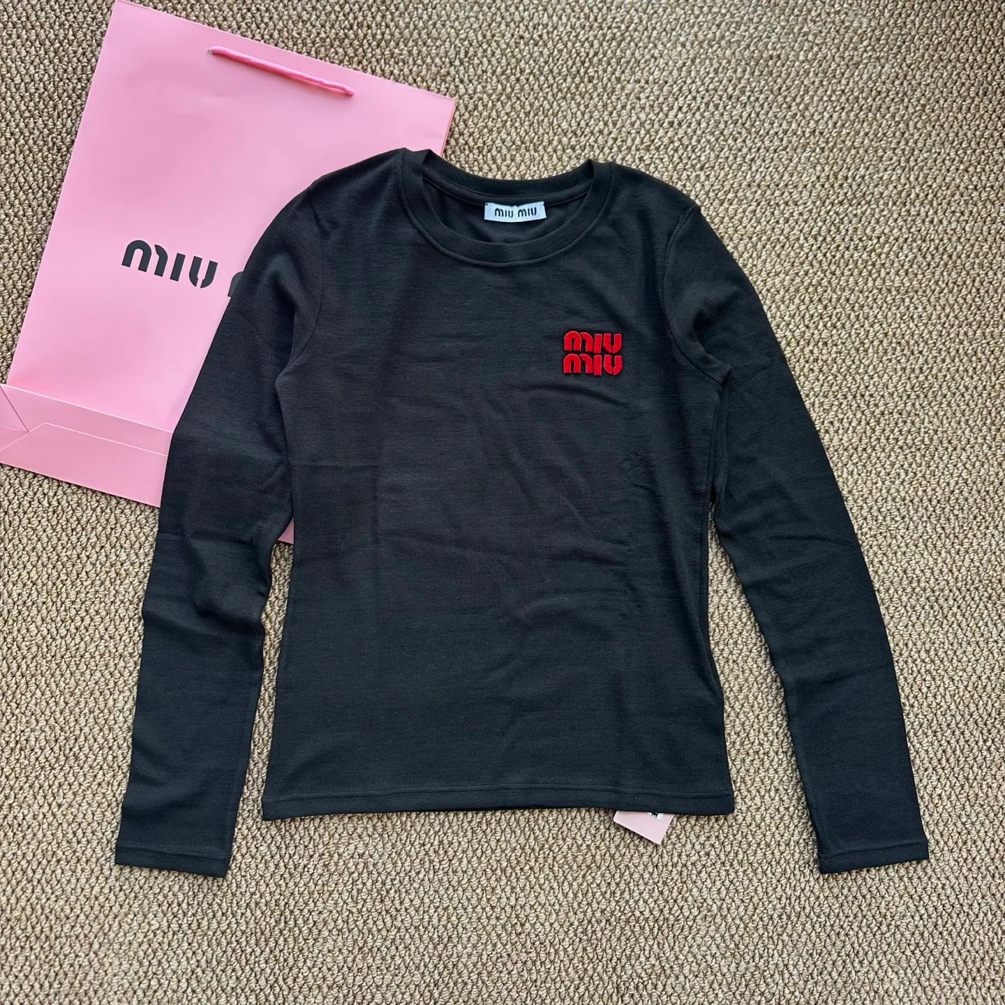 Лонгсливы Женские Miu Miu 5892825