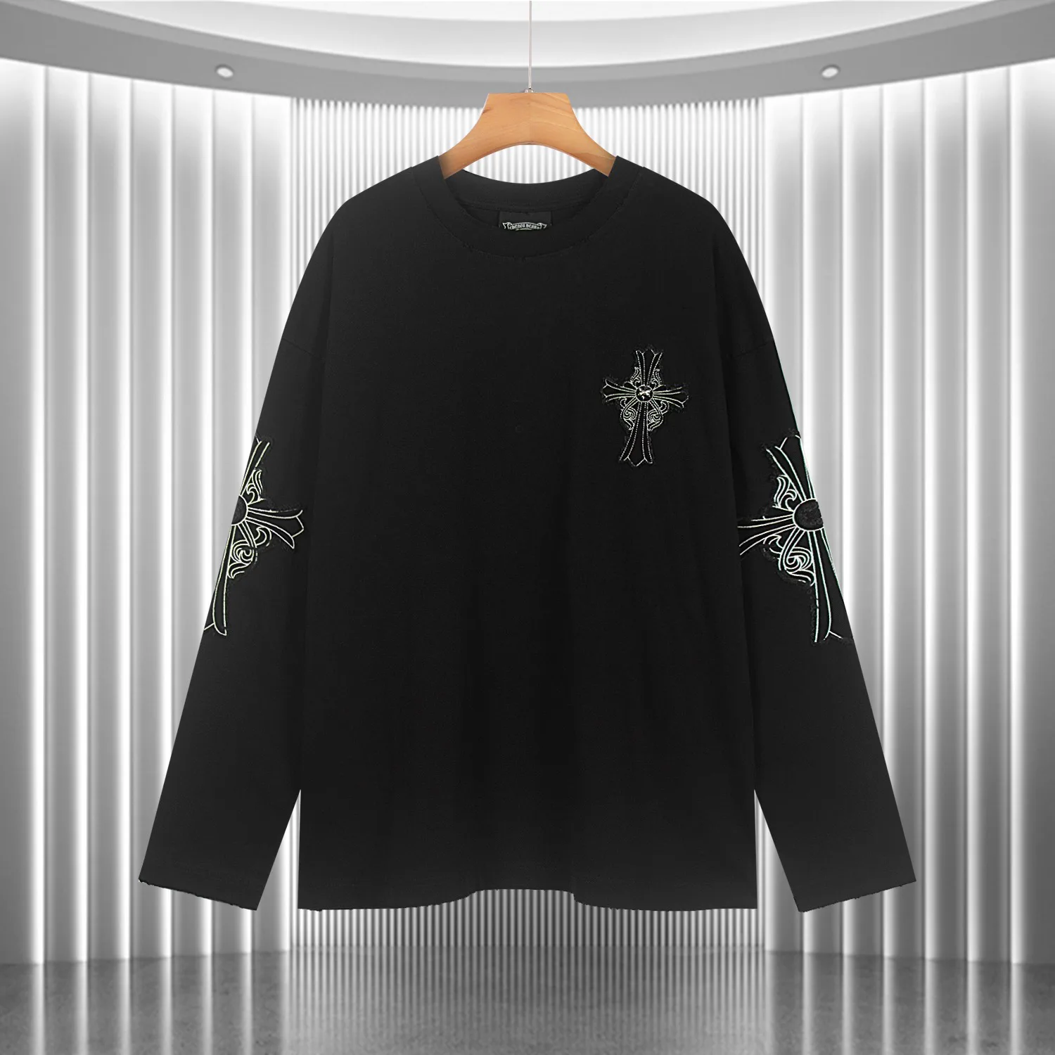 Лонгсливы Мужские Chrome Hearts 1264134