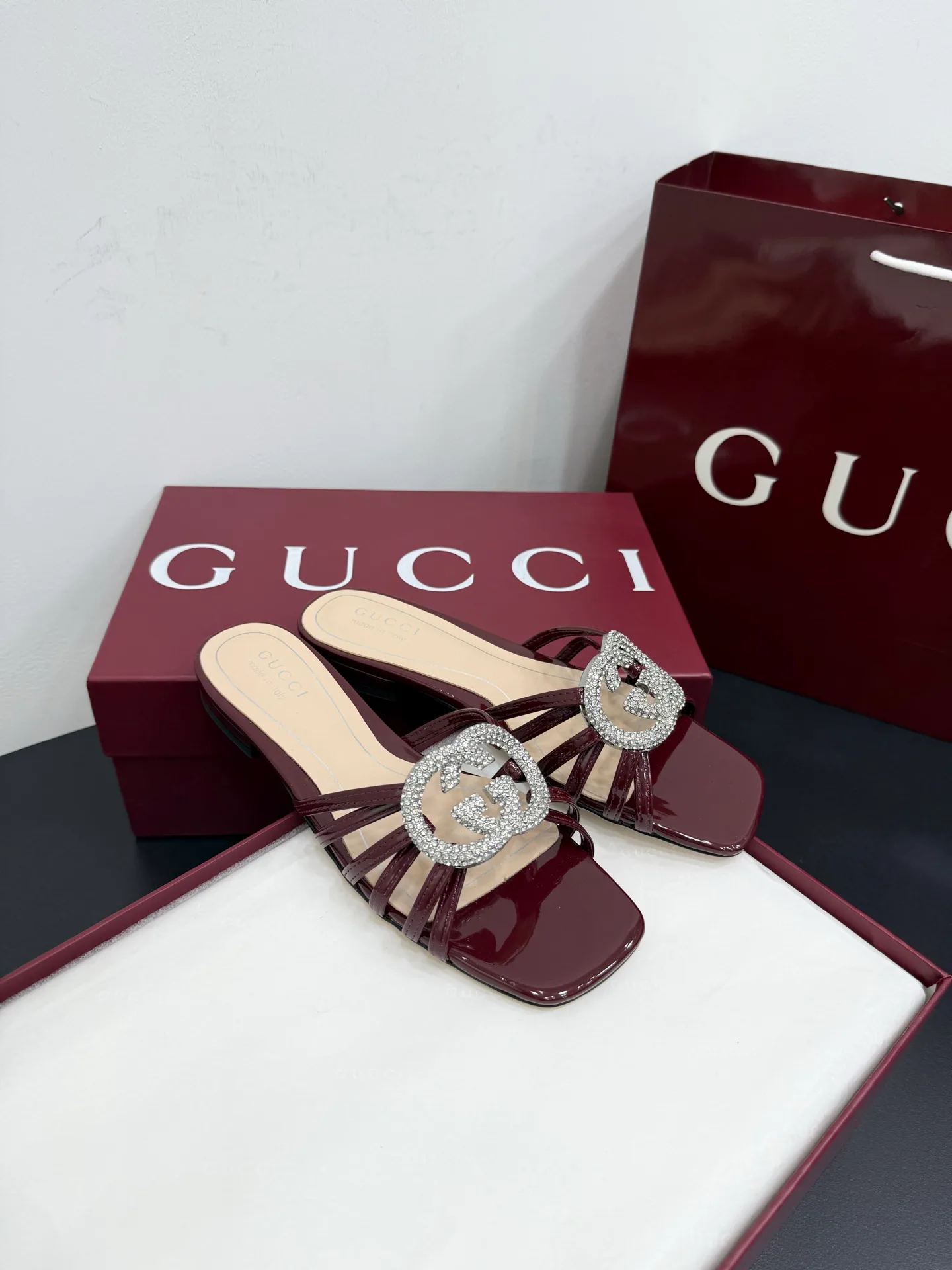 Шлепанцы Женские Gucci 457922