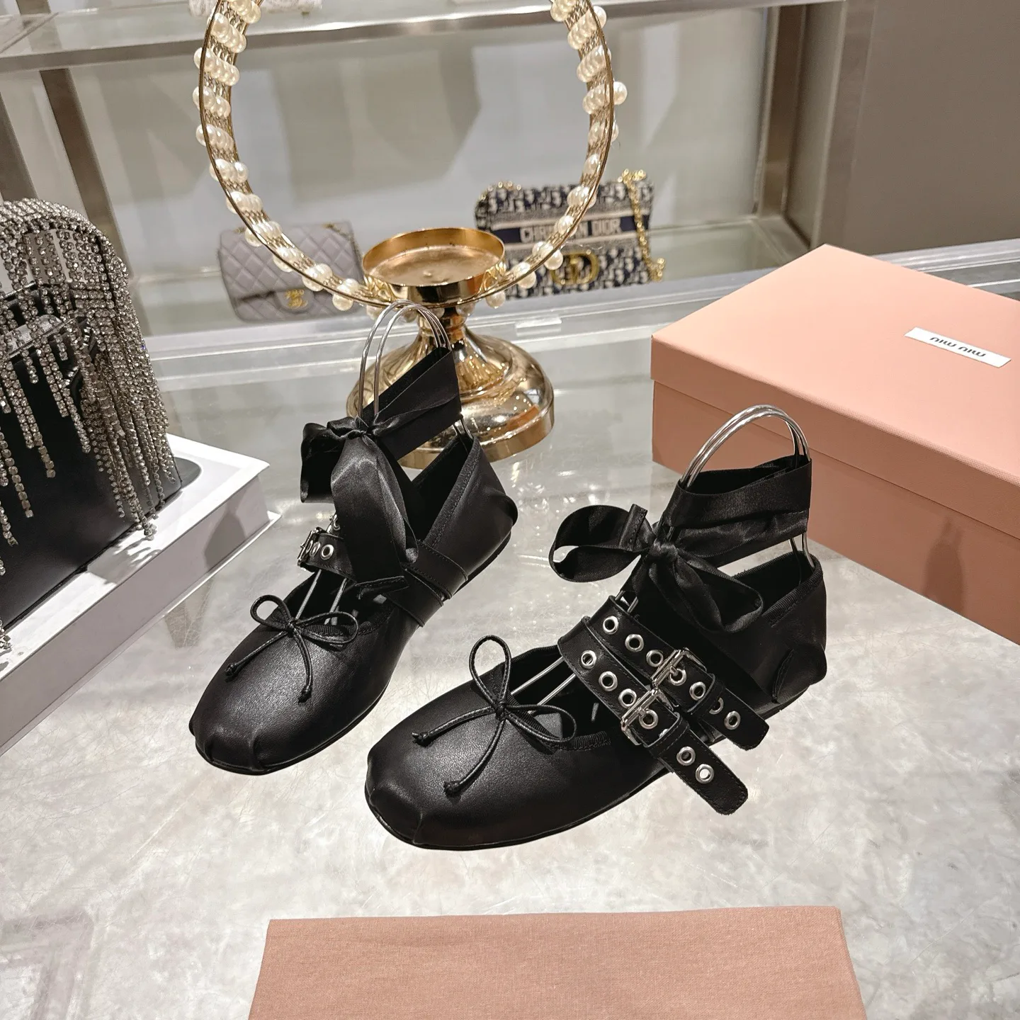 Балетки Женские Miu Miu 11893486
