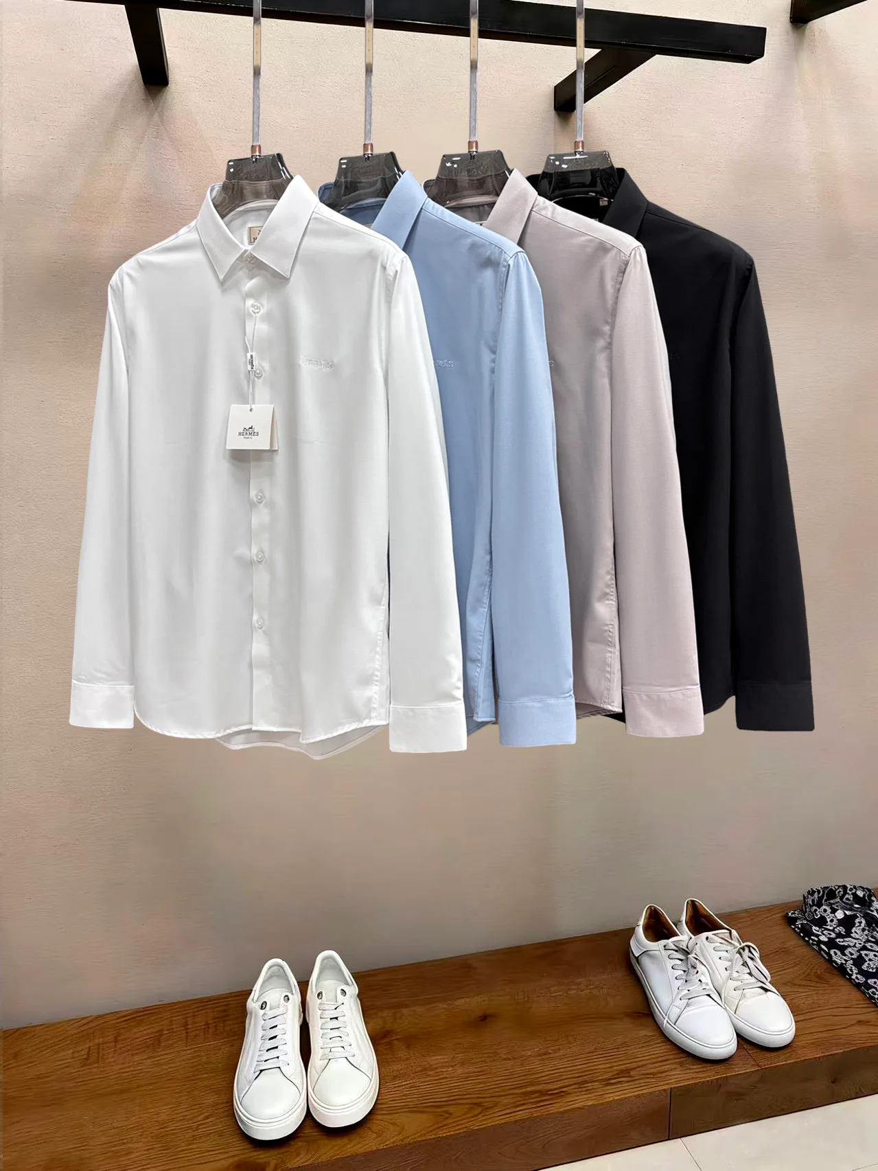 Рубашки Мужские Hermes 13327568